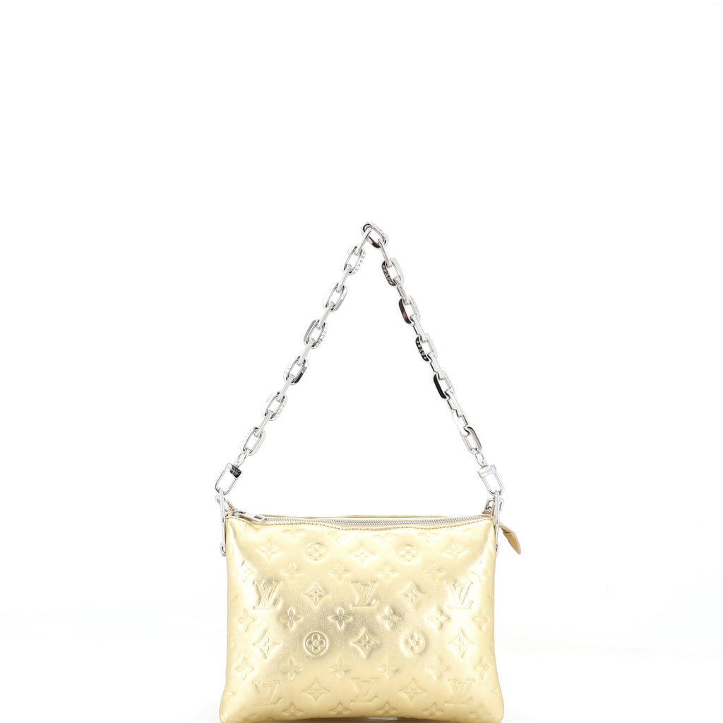 Coussin Bag Monogram Embossed Lambskin PM