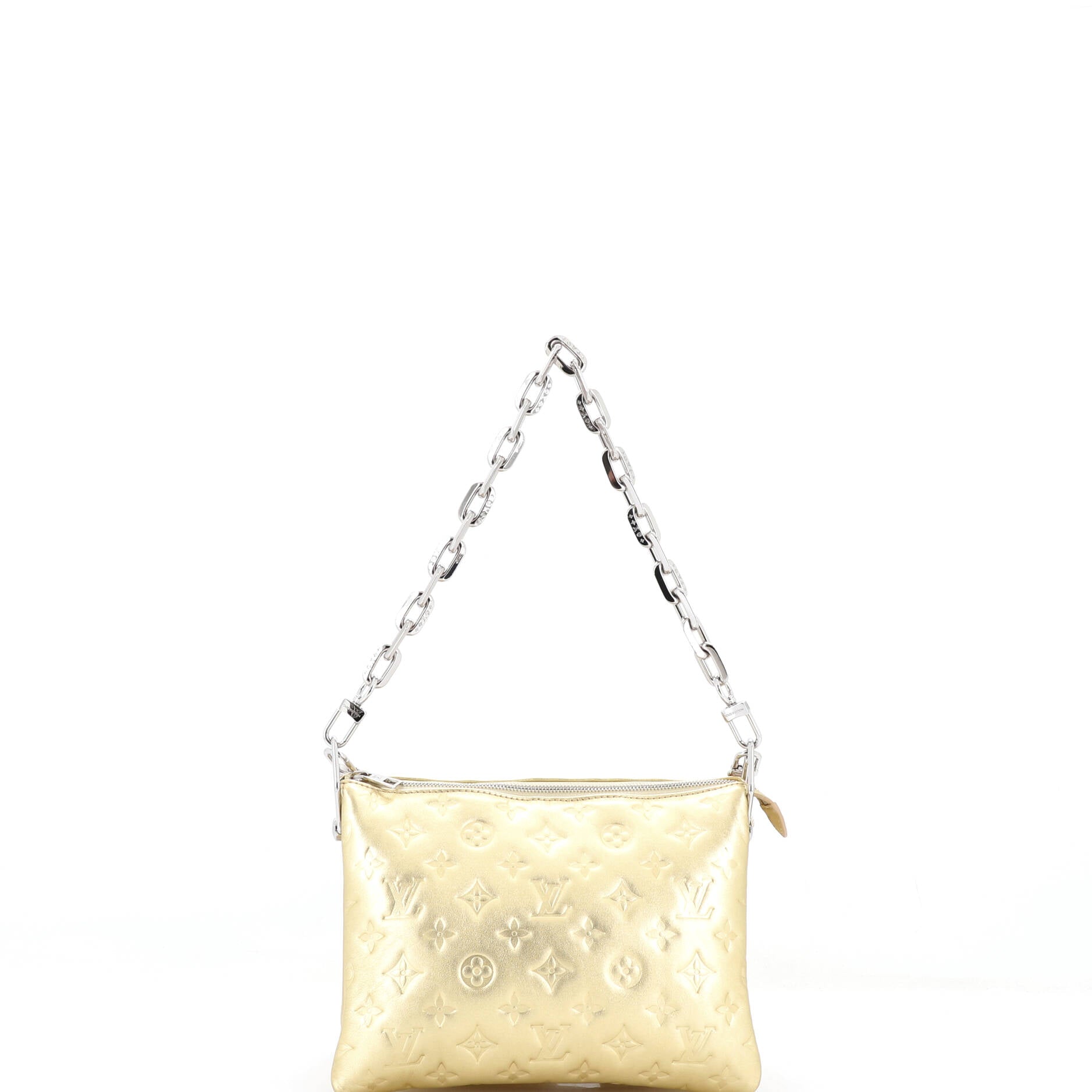 Coussin Bag Monogram Embossed Lambskin PM
