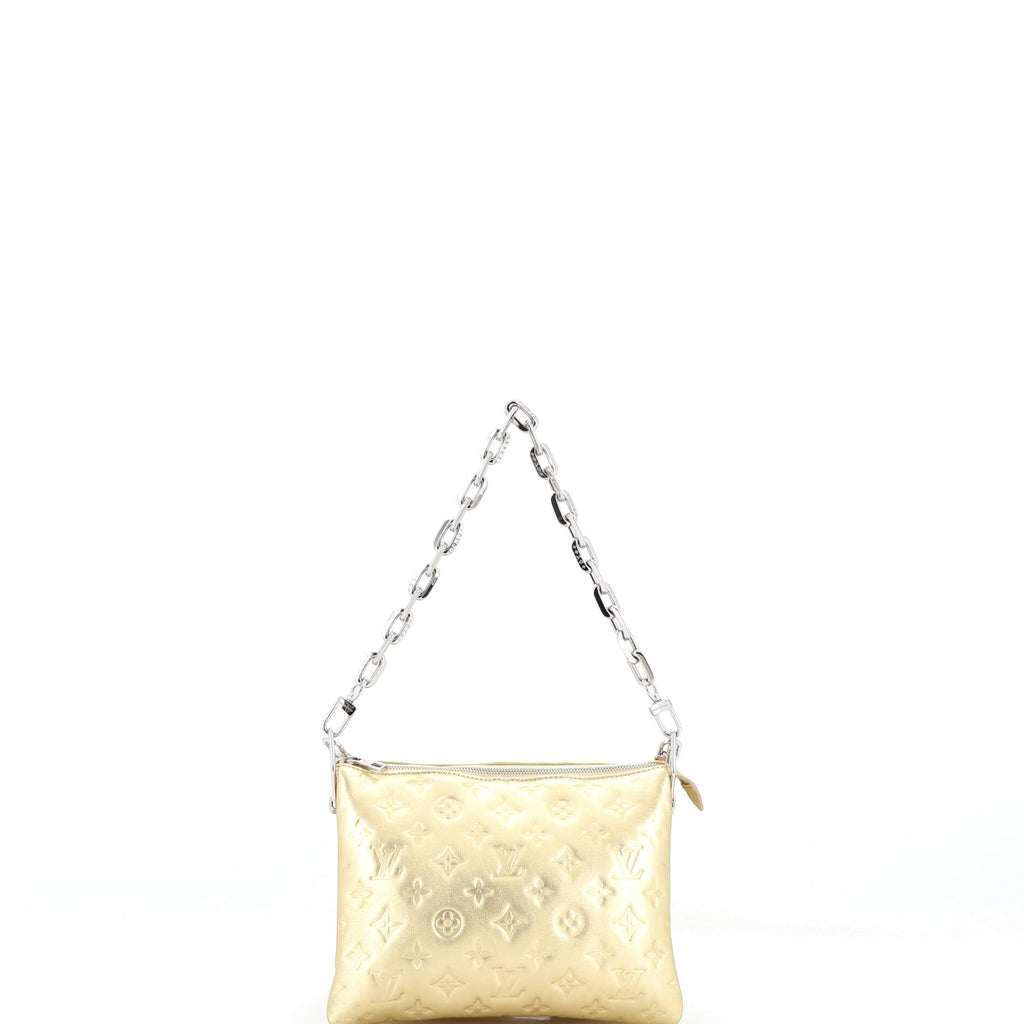 Coussin Bag Monogram Embossed Lambskin PM