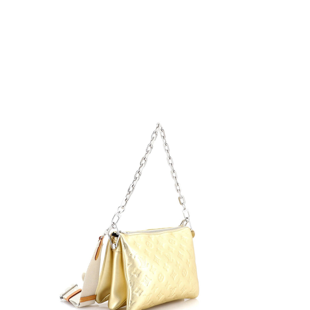Coussin Bag Monogram Embossed Lambskin PM