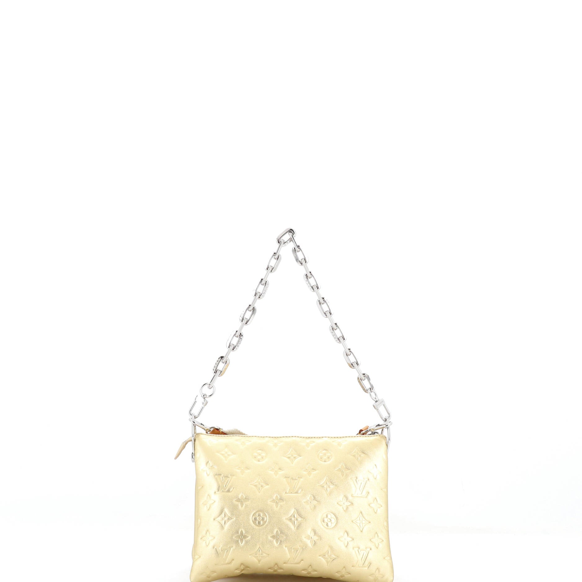 Coussin Bag Monogram Embossed Lambskin PM