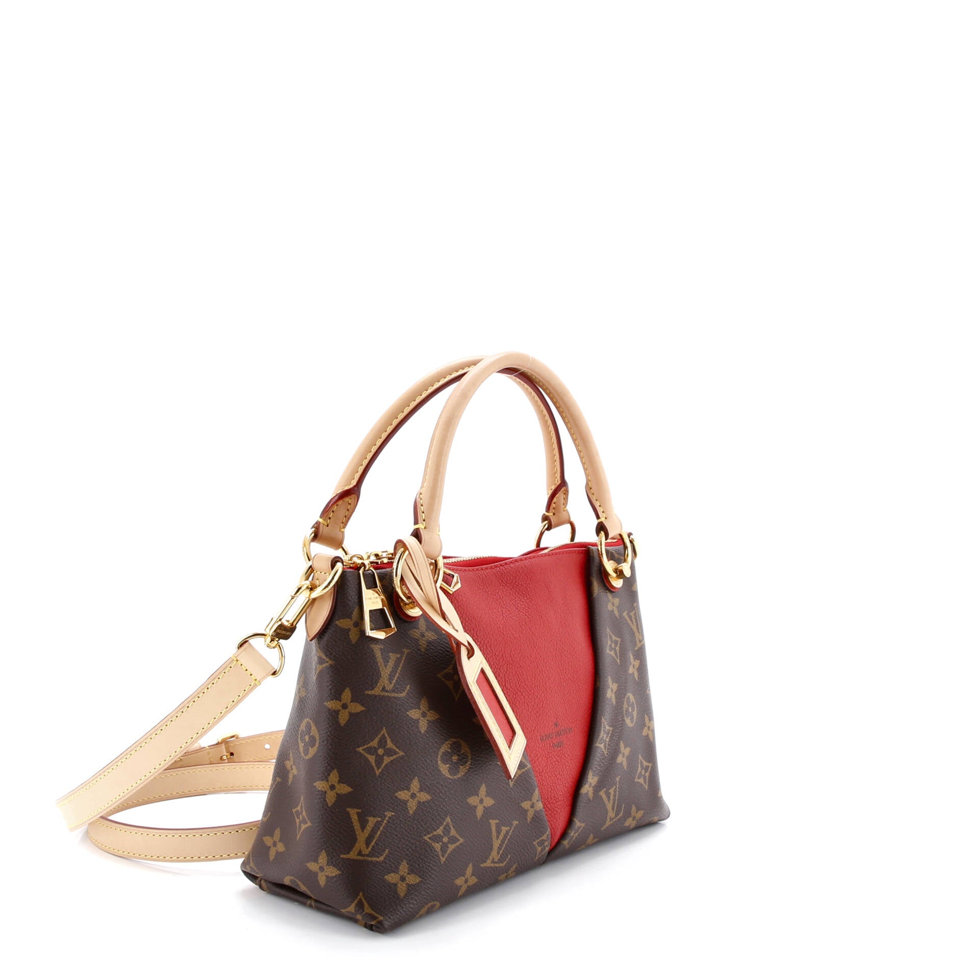 V Tote Monogram Canvas and Leather BB