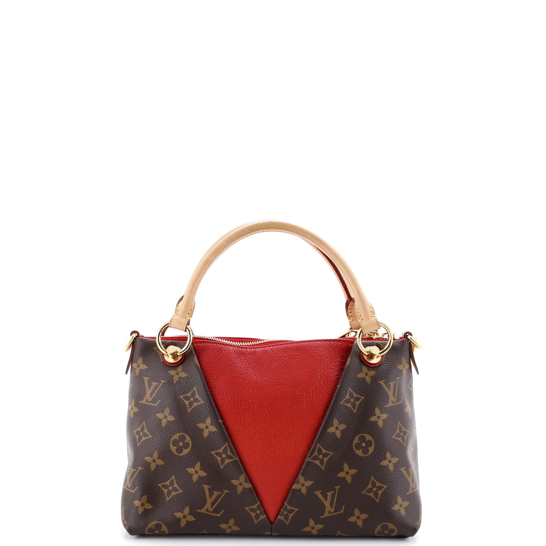 V Tote Monogram Canvas and Leather BB
