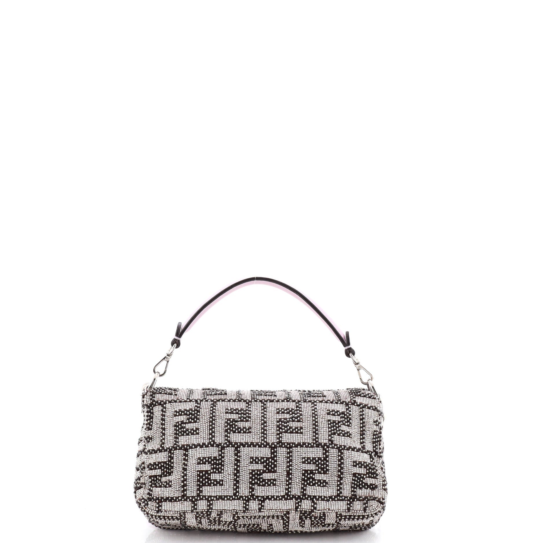 Baguette NM Bag Zucca Beaded Fabric Mini