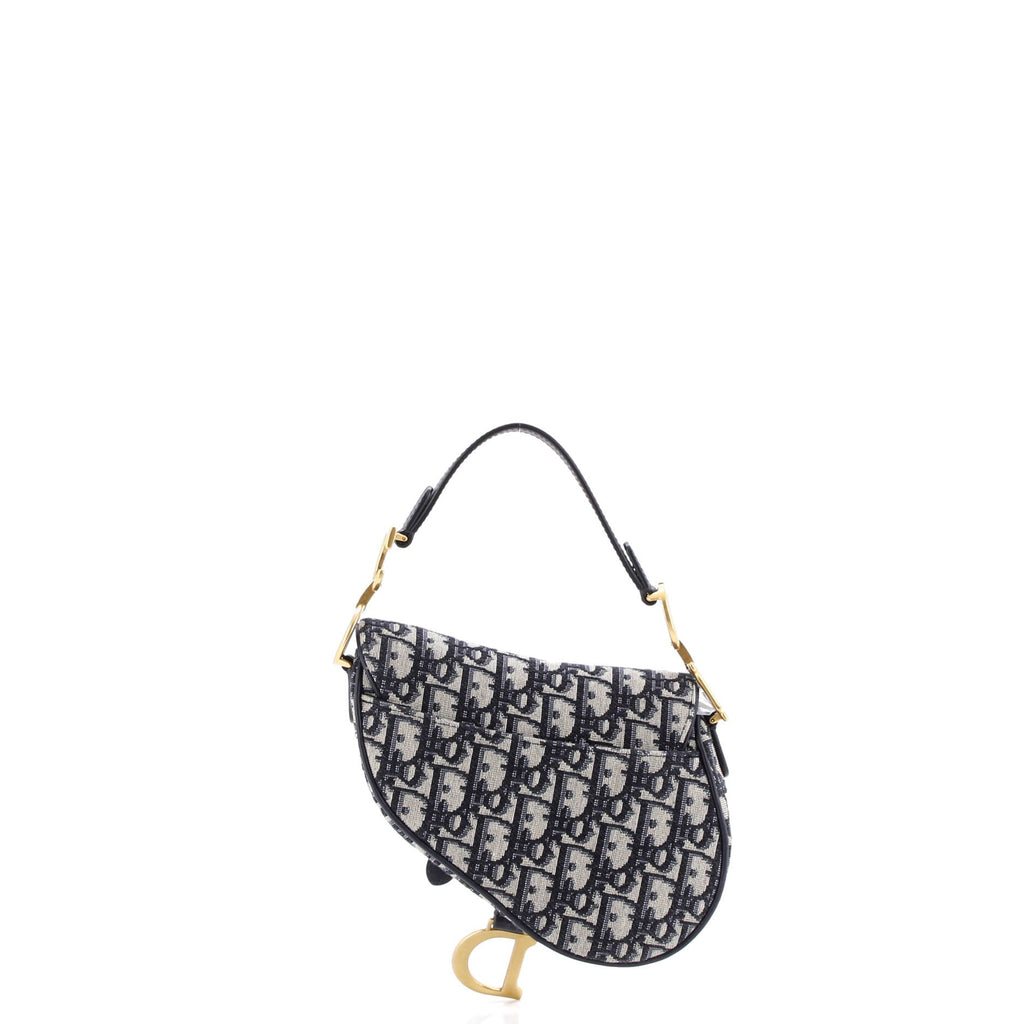 Saddle Handbag Oblique Canvas Mini