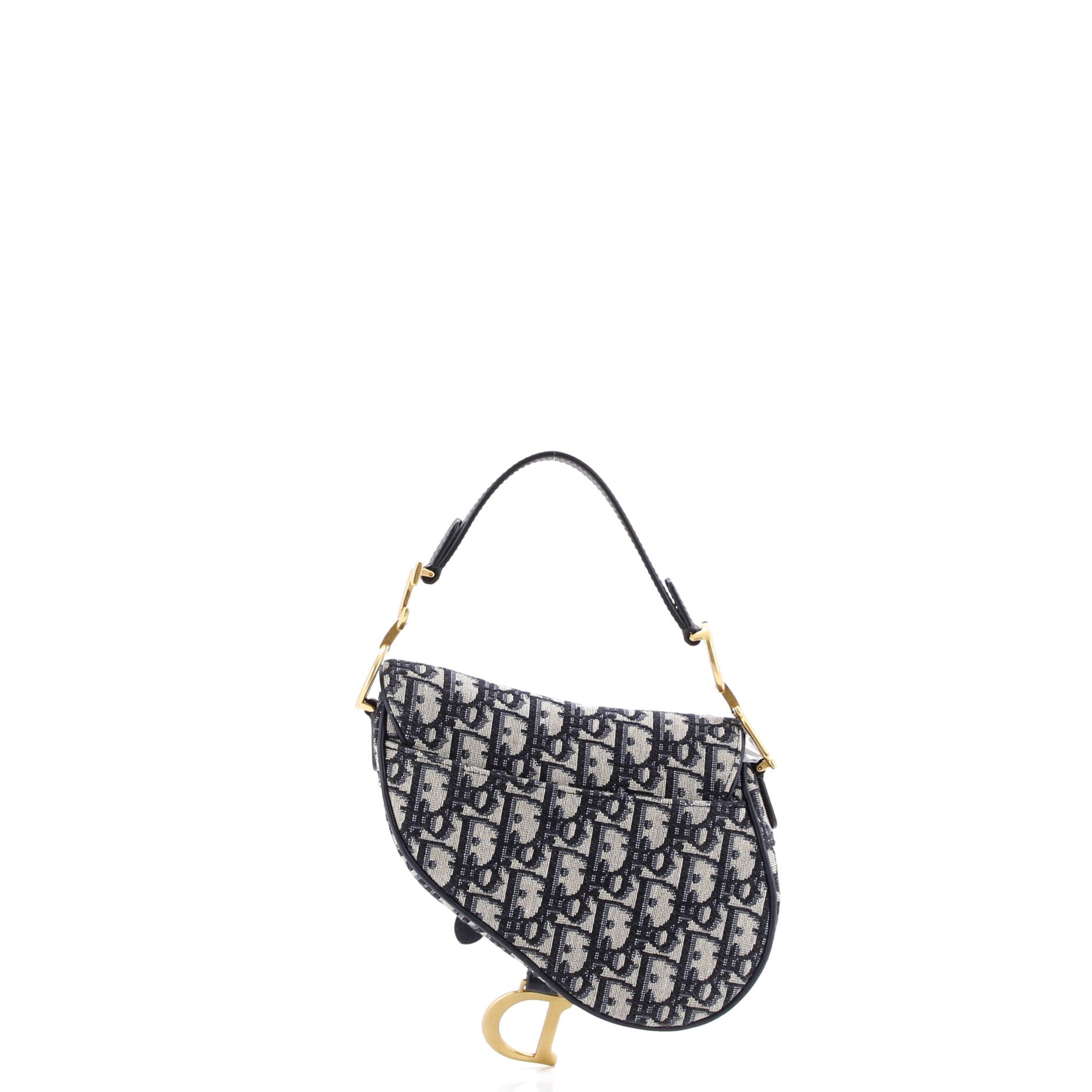 Saddle Handbag Oblique Canvas Mini