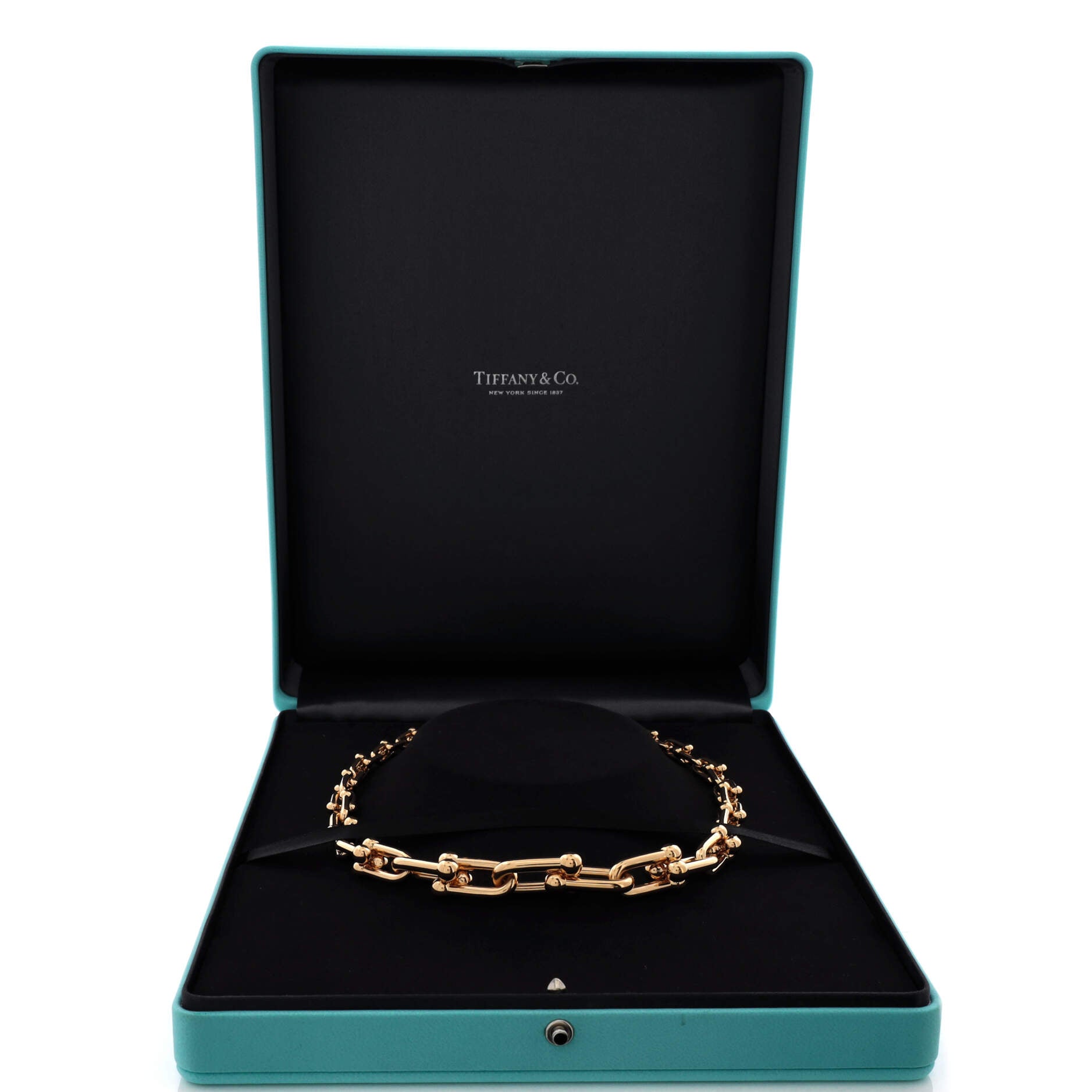 Tiffany HardWear Graduated Link Necklace 18K Rose Gold