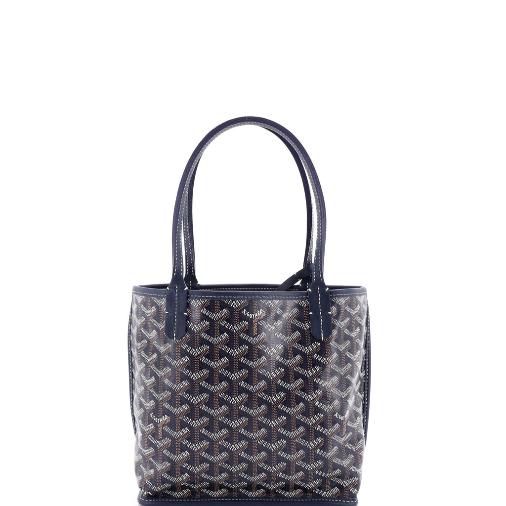 Anjou Reversible Tote Coated Canvas Mini