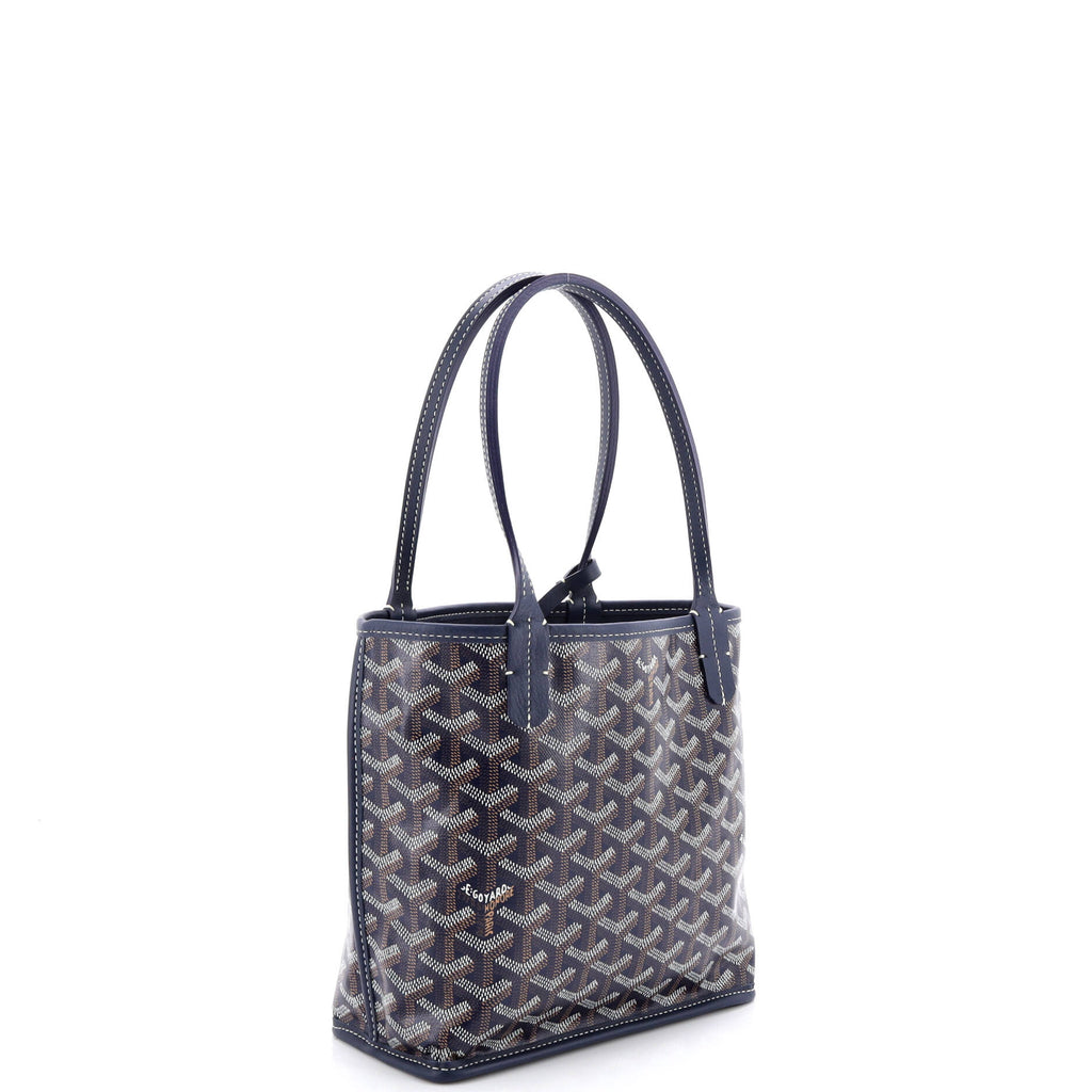 Anjou Reversible Tote Coated Canvas Mini