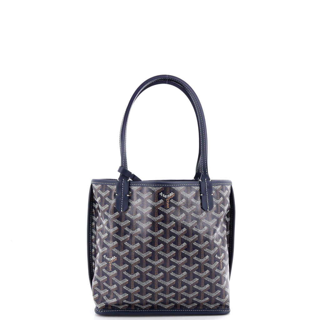 Anjou Reversible Tote Coated Canvas Mini