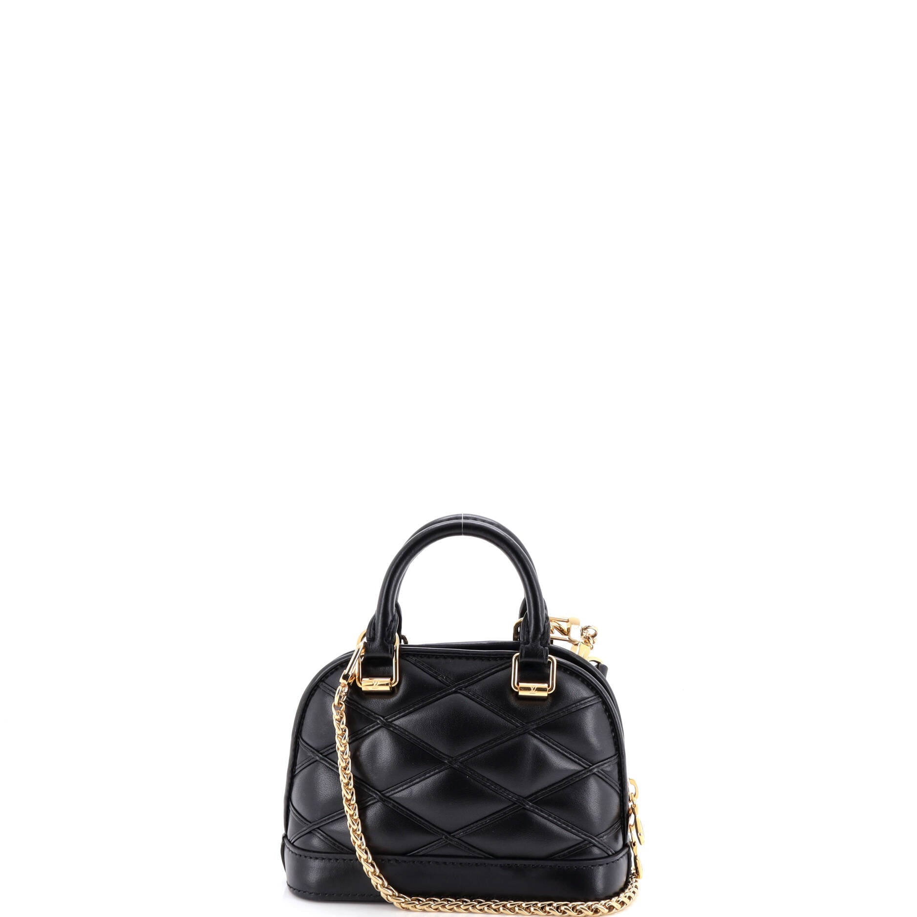 Alma Handbag Malletage Leather Nano