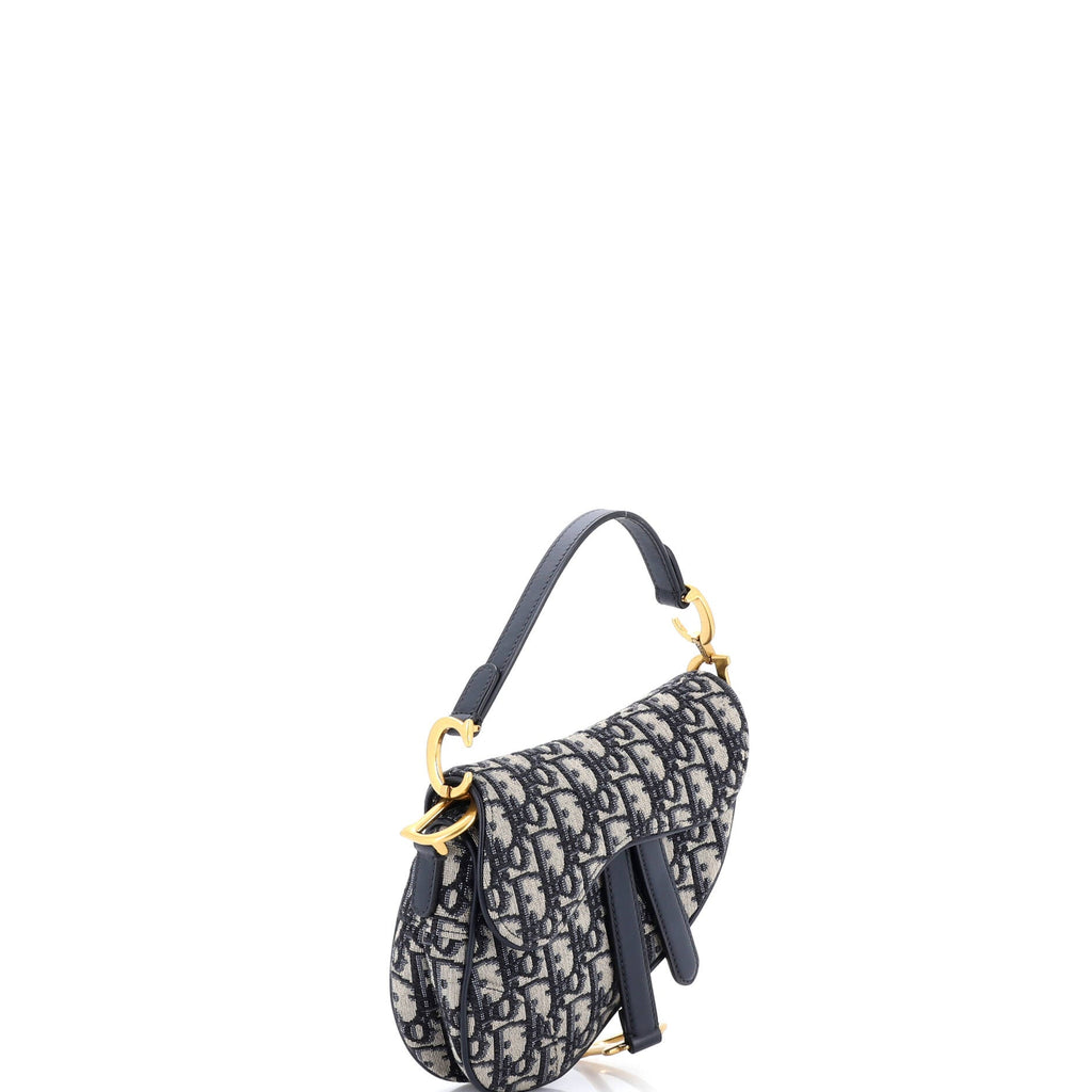 Saddle Handbag Oblique Canvas Mini