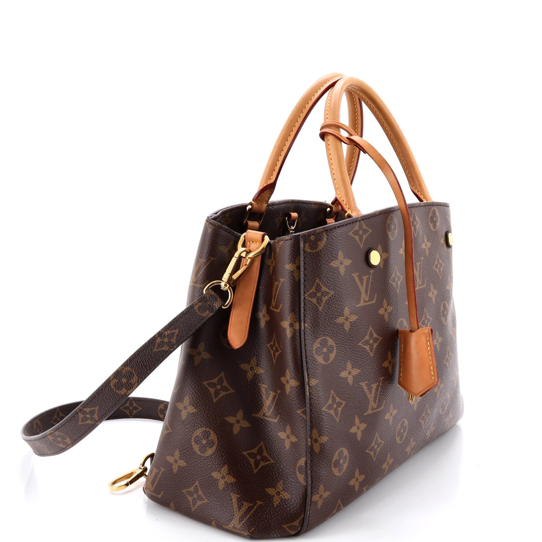 Montaigne Handbag Monogram Canvas MM