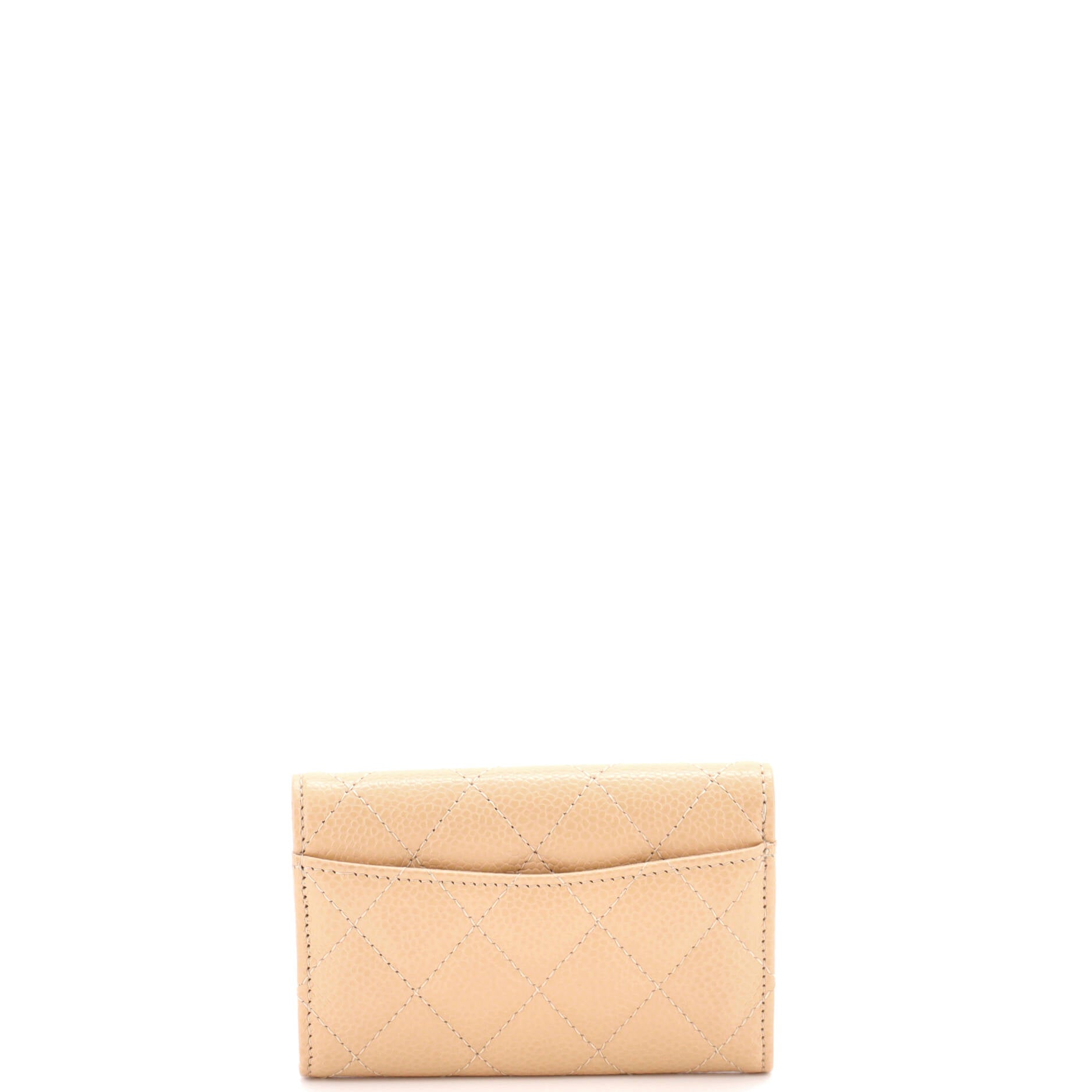 Classic Flap  Holder Quilted Caviar