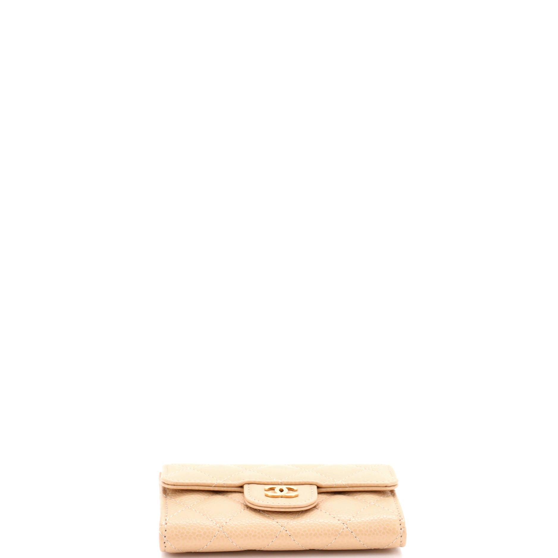 Classic Flap  Holder Quilted Caviar