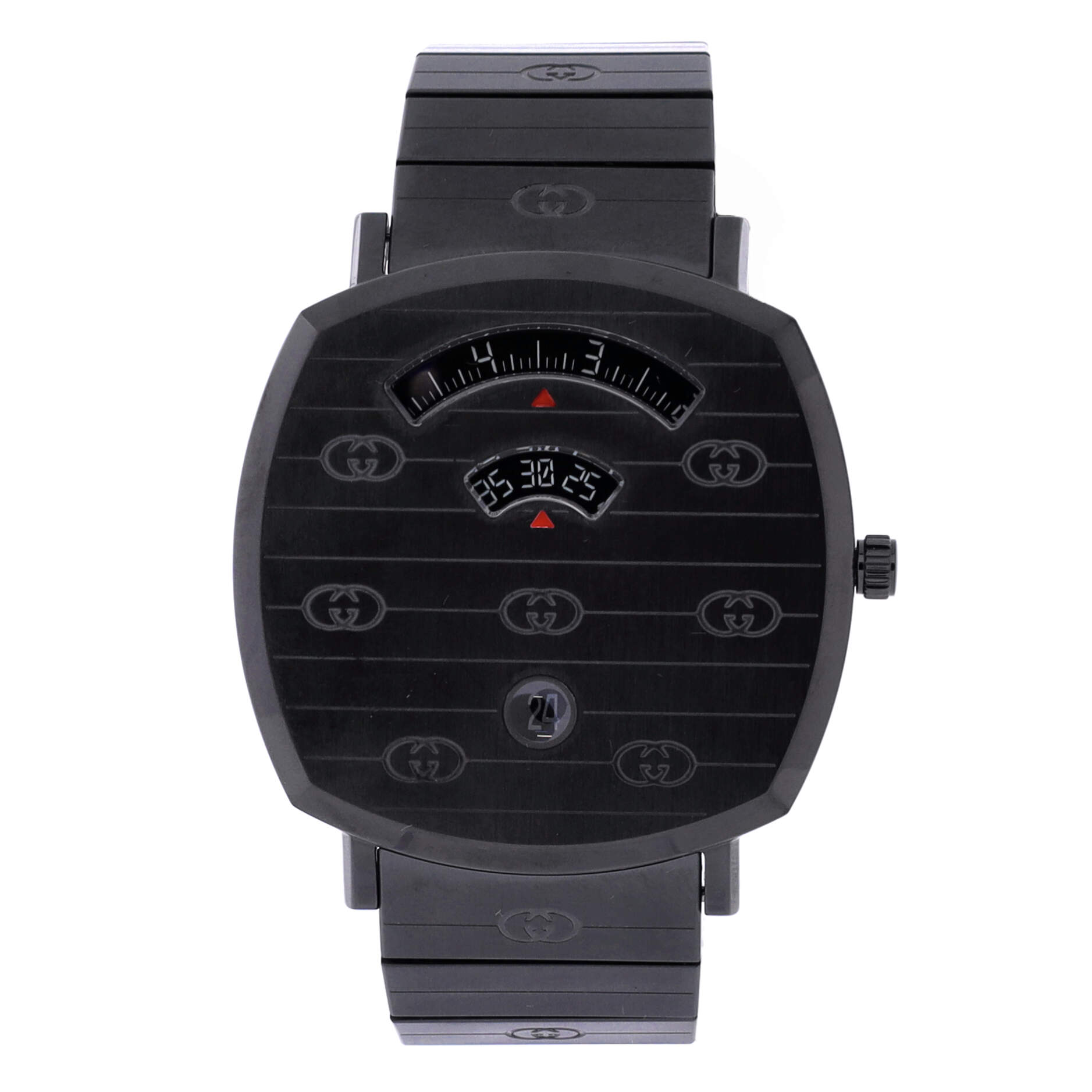 Grip Date Quartz Watch PVD Stainless Steel 38