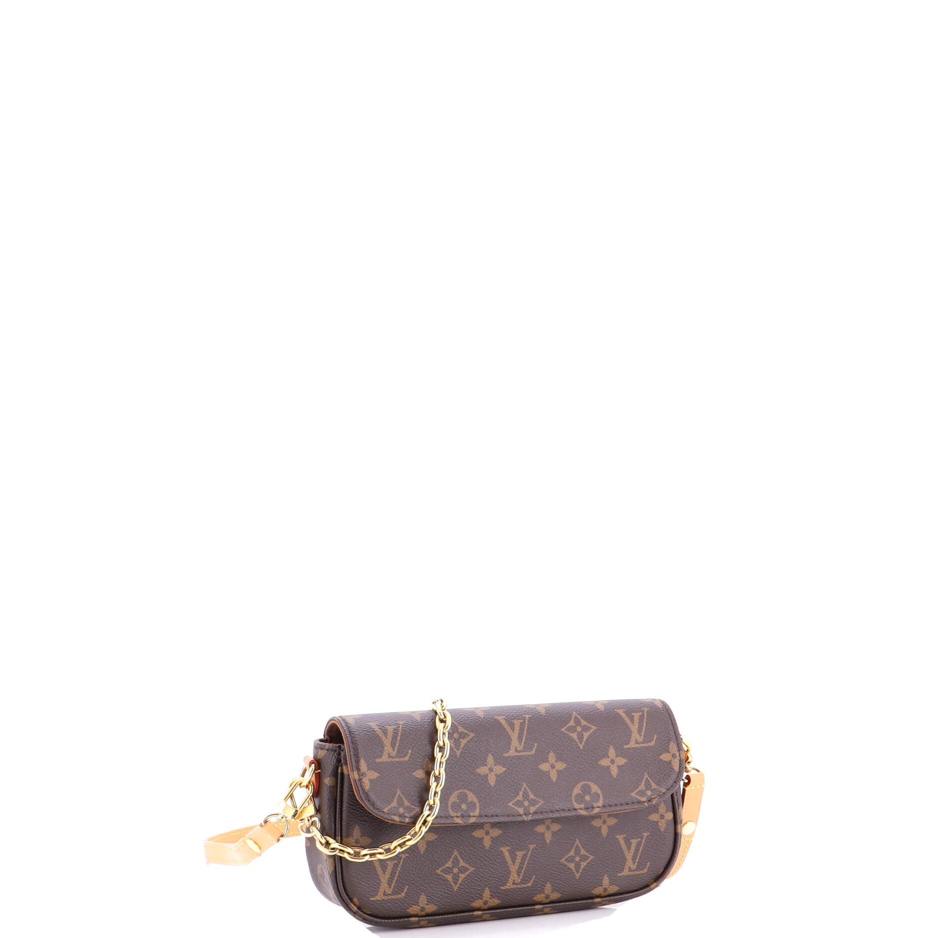 Ivy Wallet on Chain Monogram Canvas