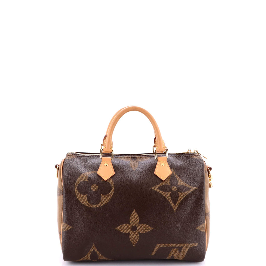 Speedy Bandouliere Bag Reverse Monogram Giant 30