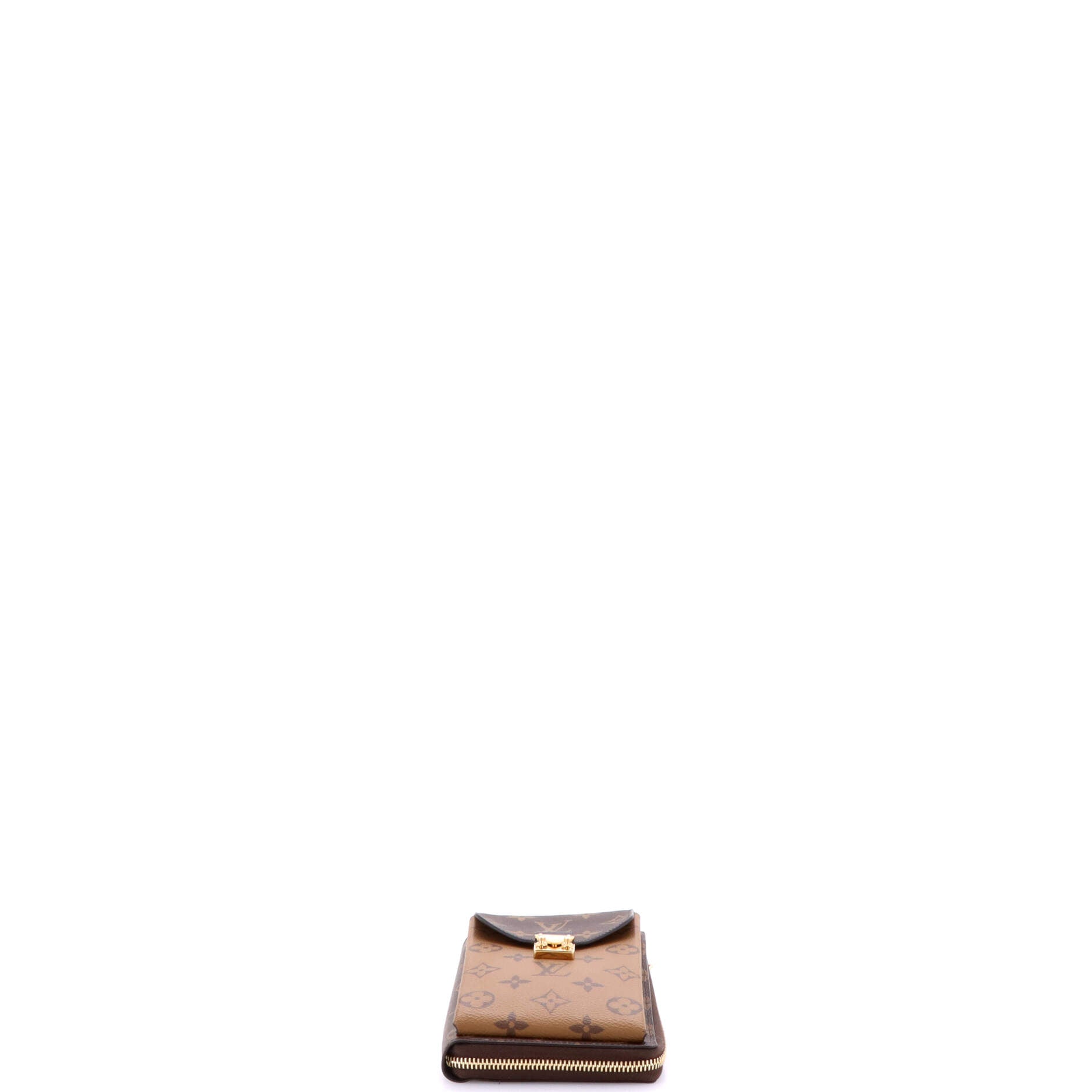 Vertical Zippy Metis Chain Wallet Reverse Monogram Canvas