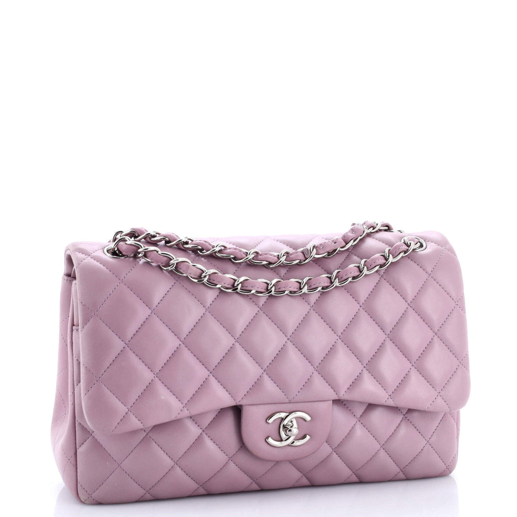 Classic Double Flap Bag Quilted Lambskin Jumbo