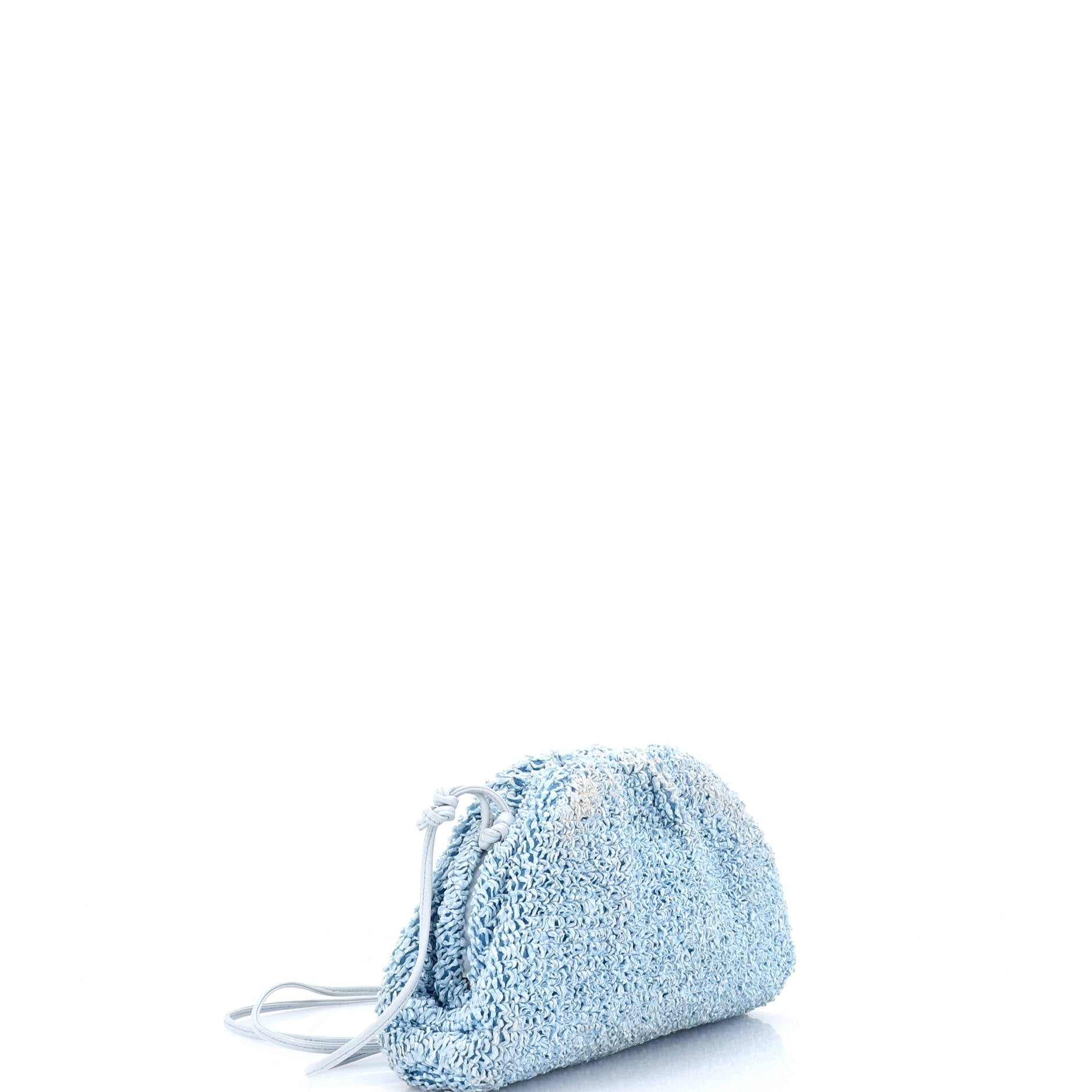 The Pouch Curly Raffia Mini