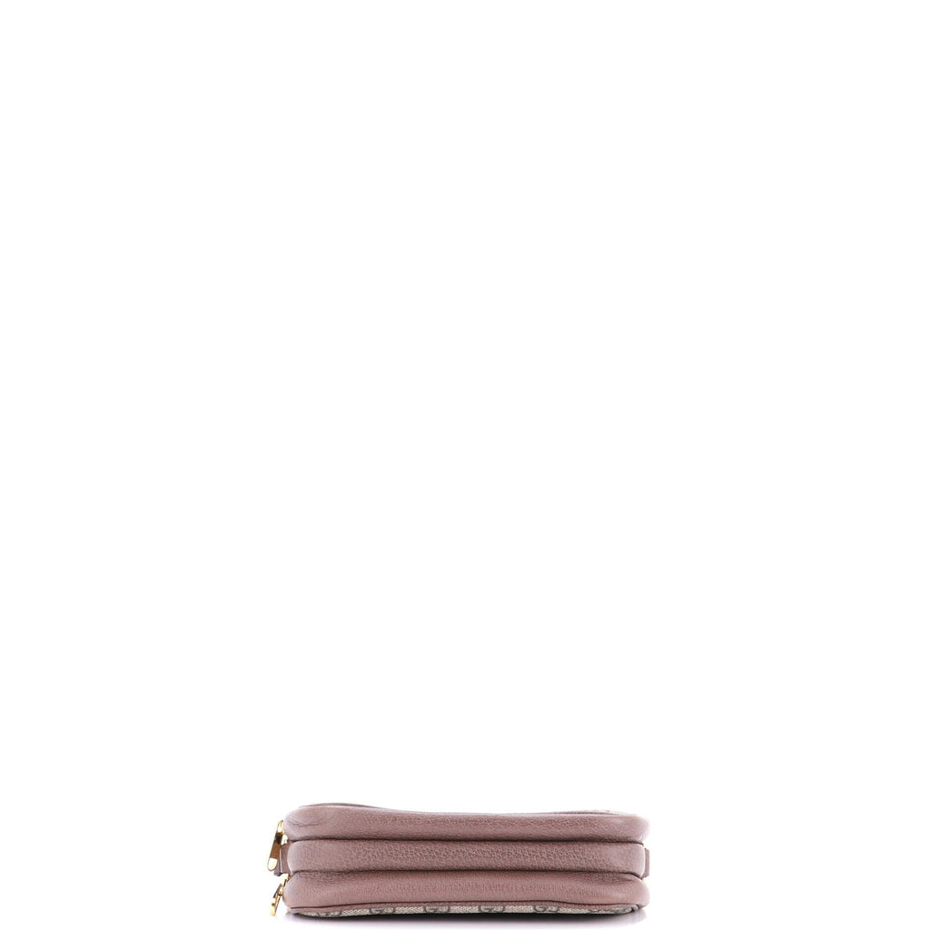 Ophidia Triple Zip Crossbody Bag GG Coated Canvas Mini