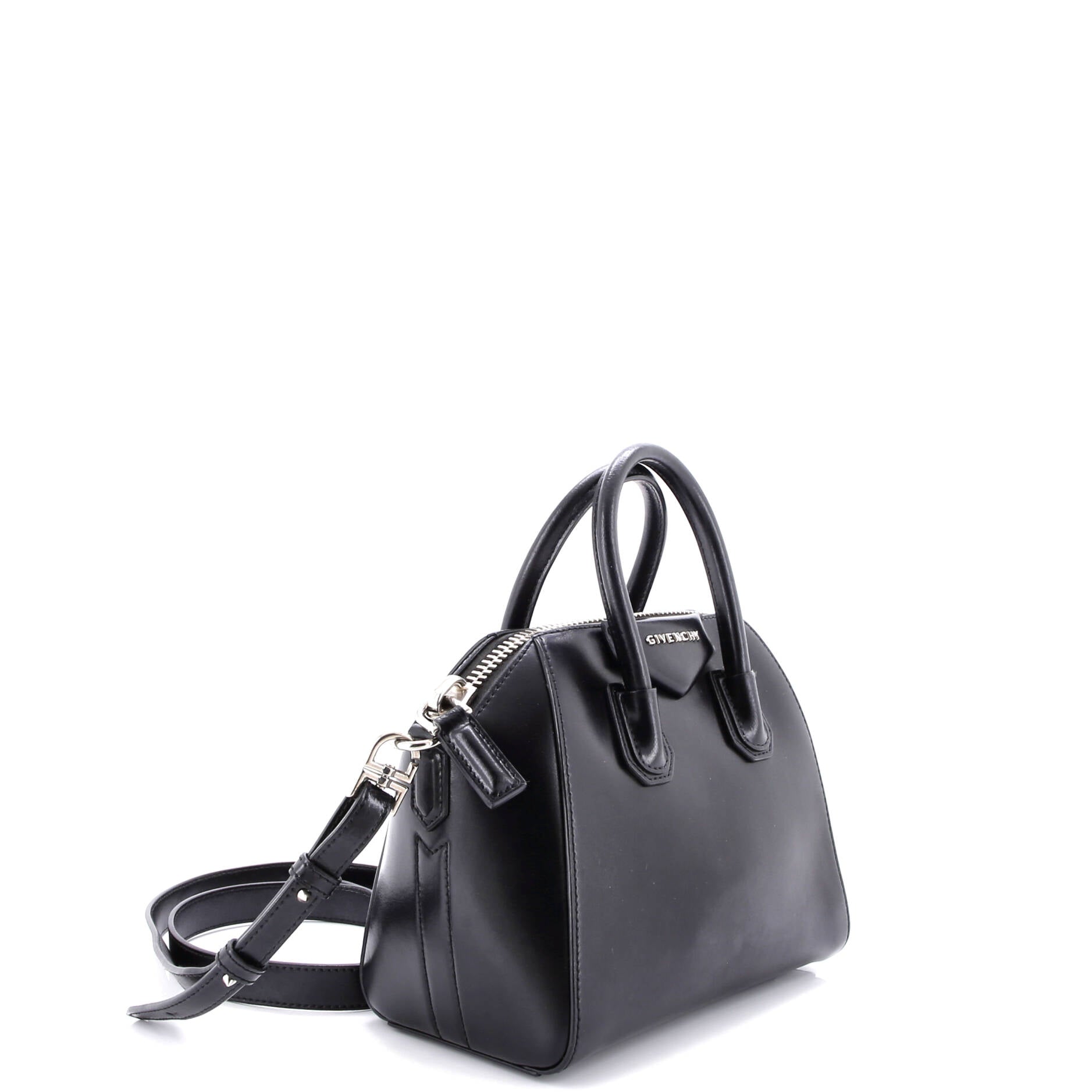 Antigona Bag Glazed Leather Mini