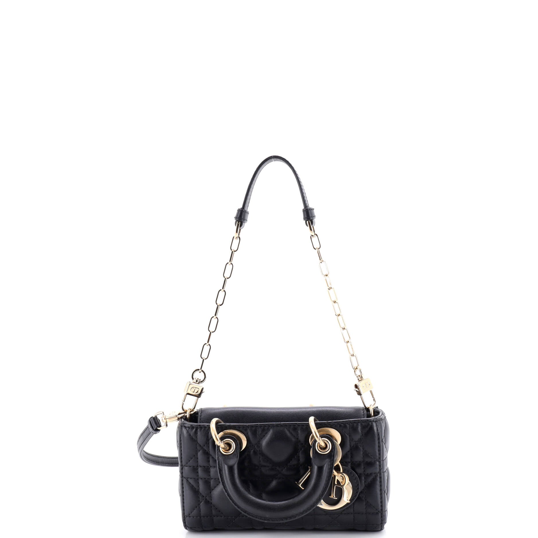 Lady D-Joy Bag Cannage Quilt Lambskin Micro