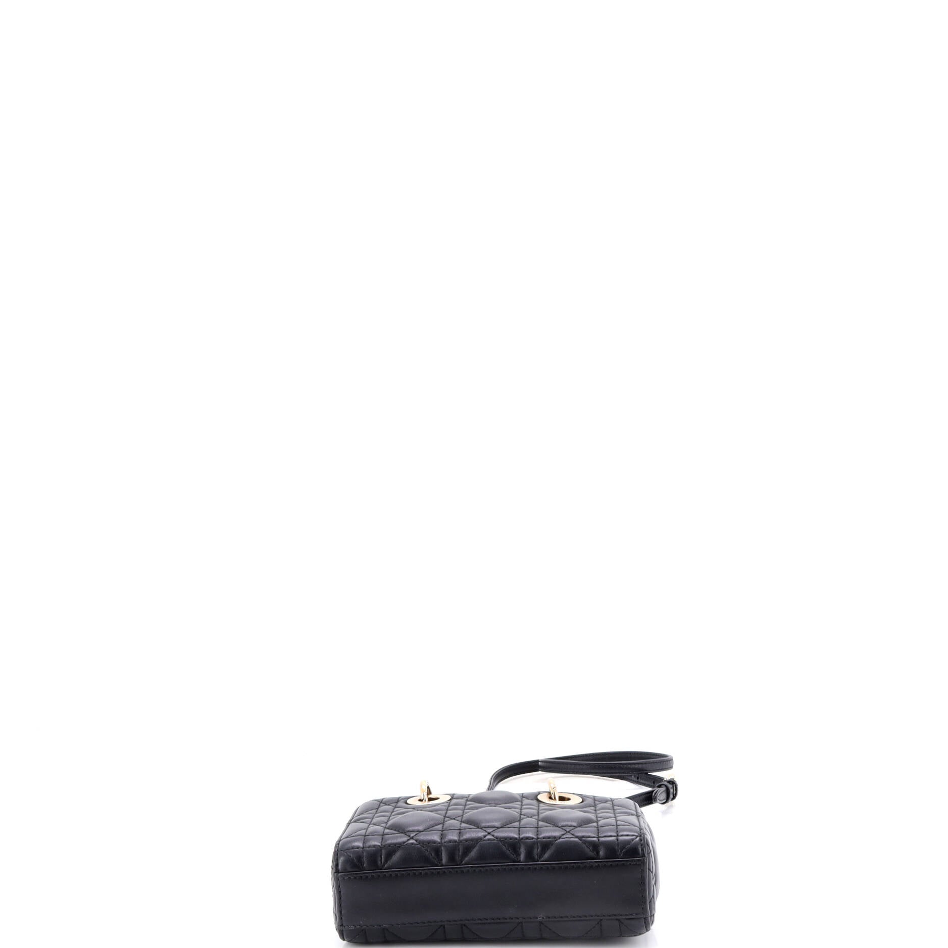 Lady D-Joy Bag Cannage Quilt Lambskin Micro