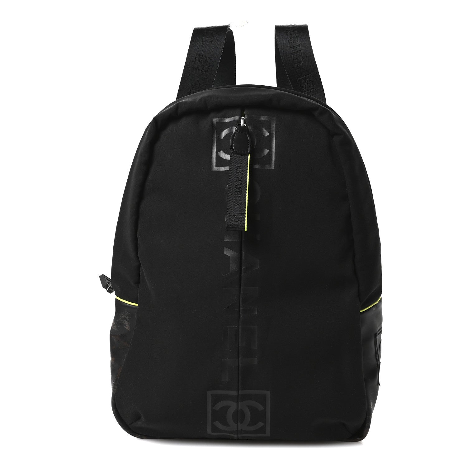 Nylon Sports Backpack Black