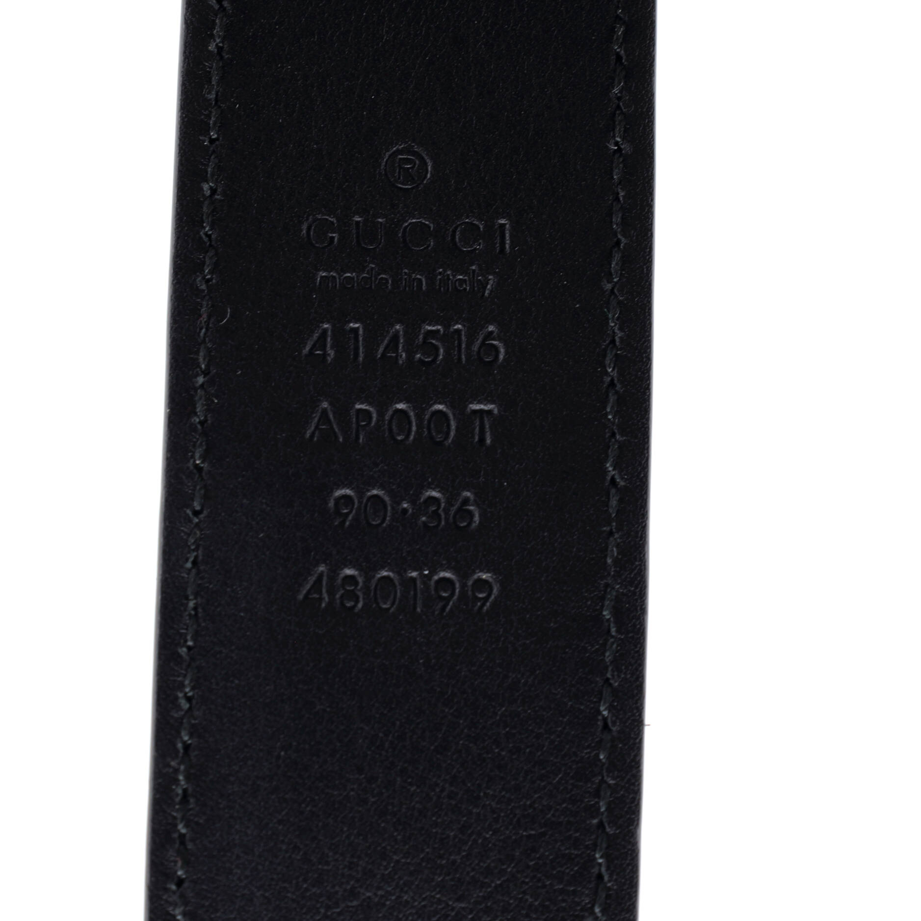 GG Marmont Belt Leather Medium 90