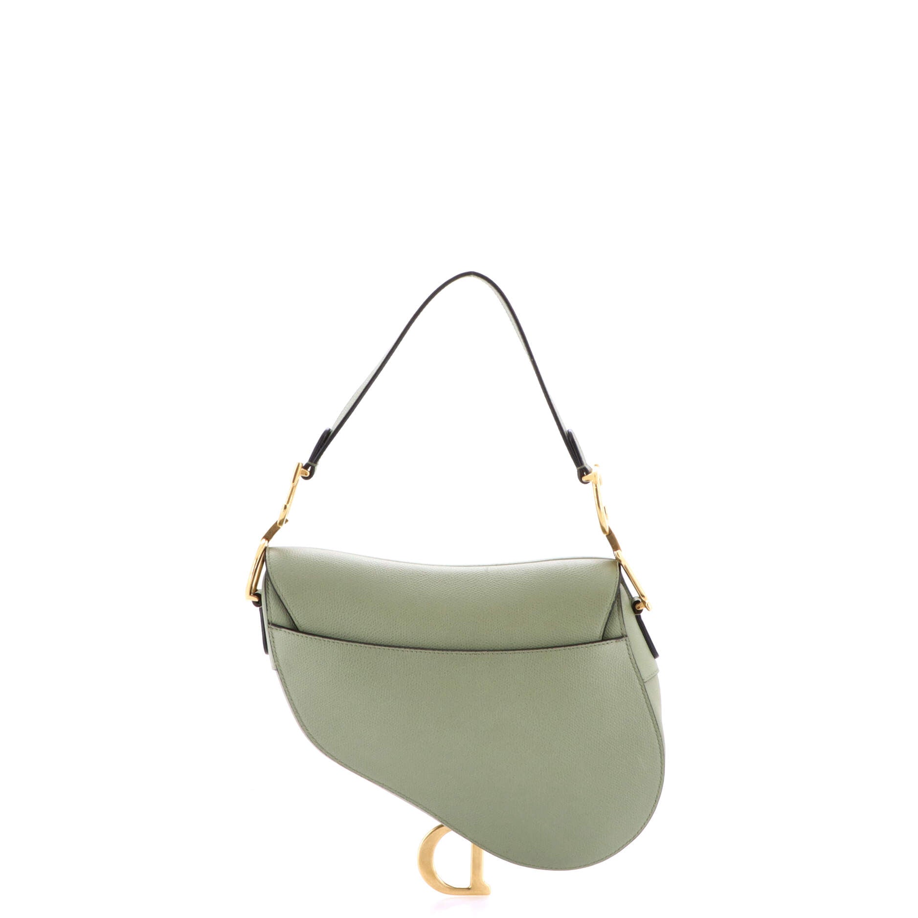 Saddle Handbag Leather Medium