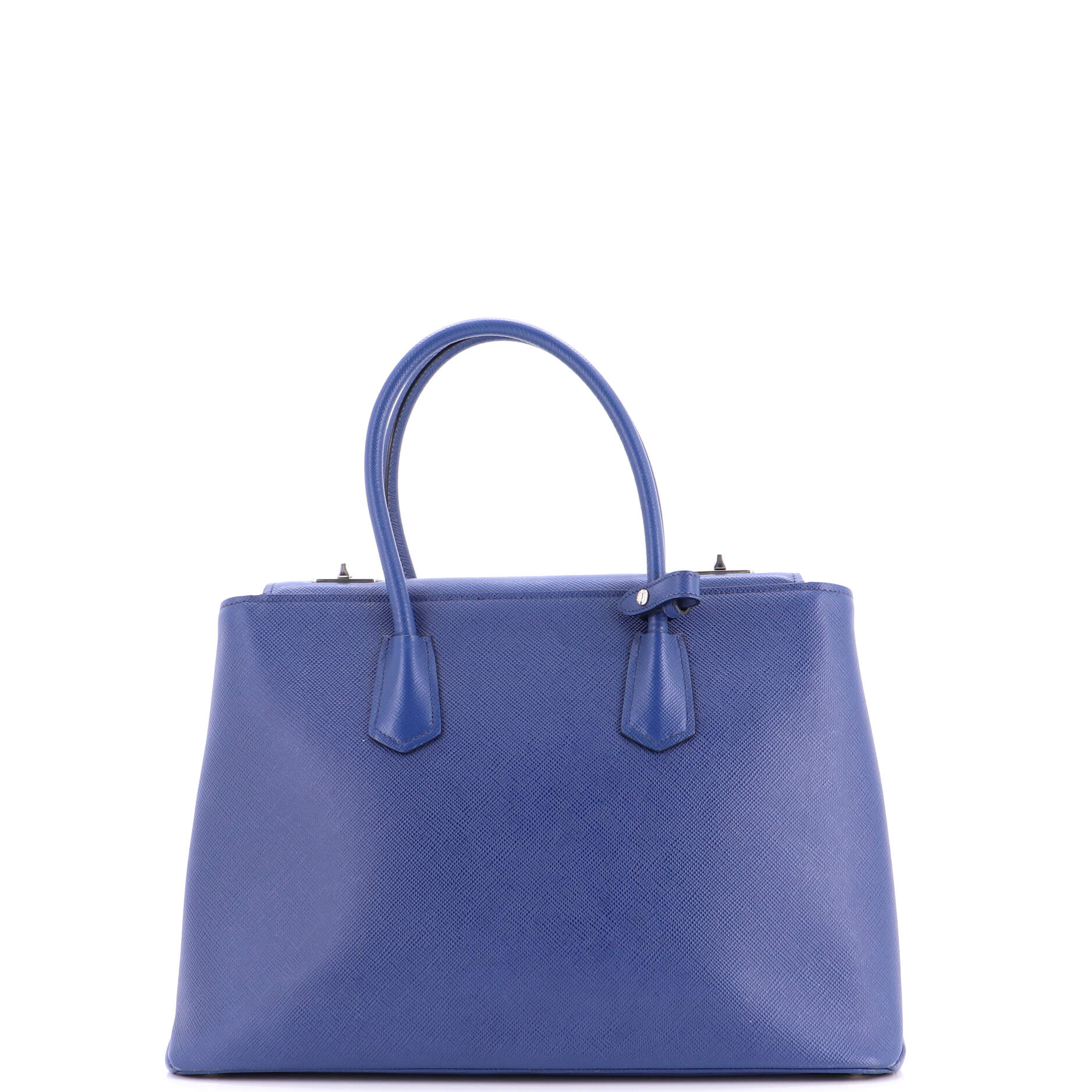 Turnlock Cuir Twin Tote Saffiano Leather Medium