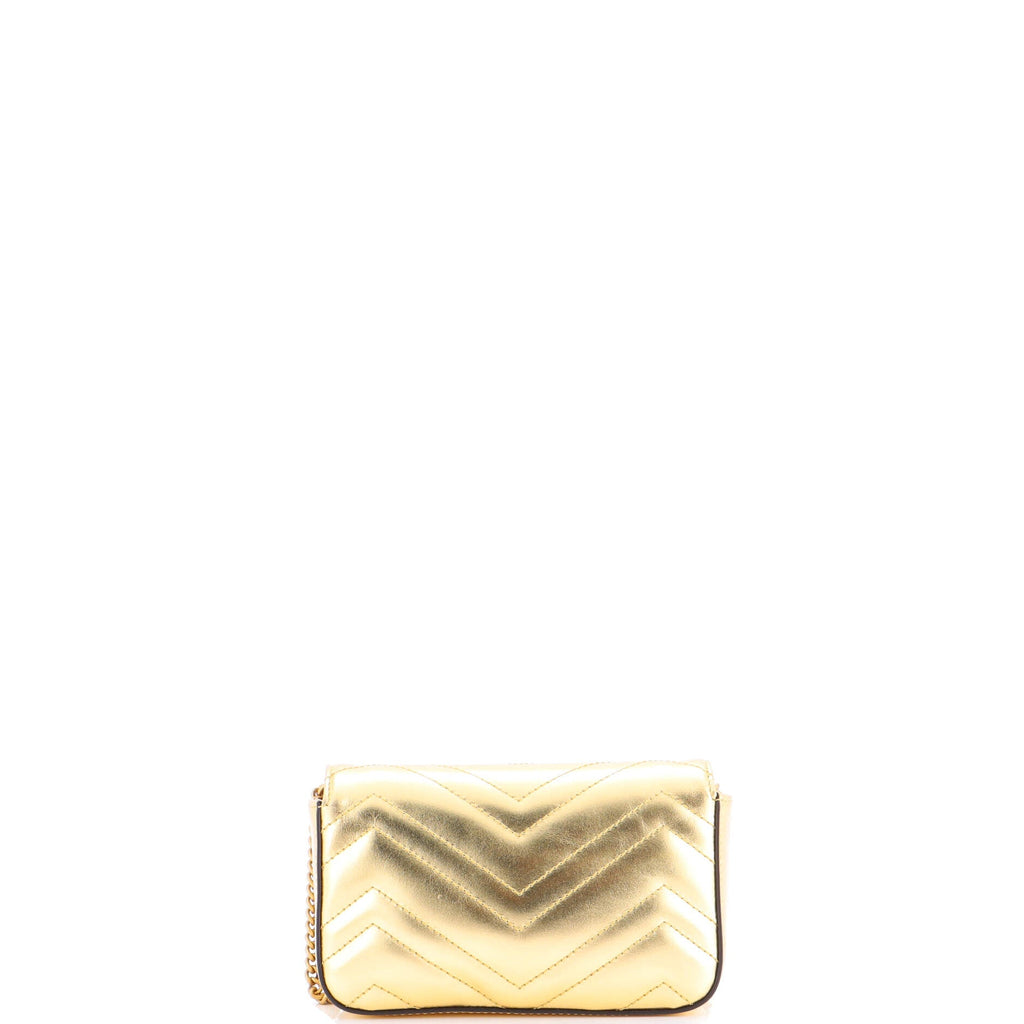 GG Marmont Flap Bag Matelasse Leather Super Mini