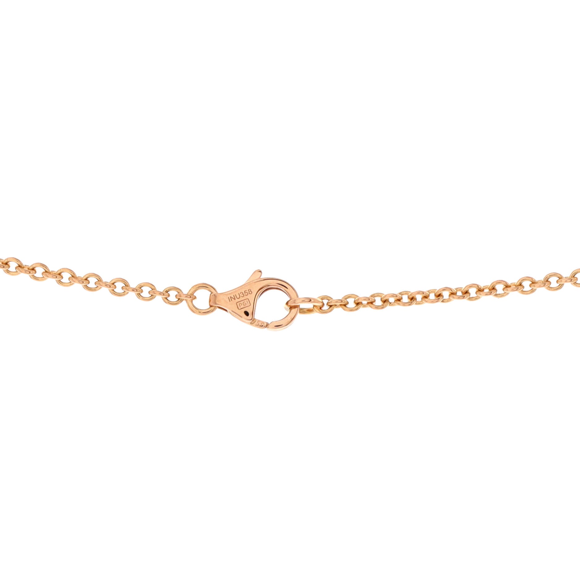 Love Interlocking Necklace 18K Rose Gold