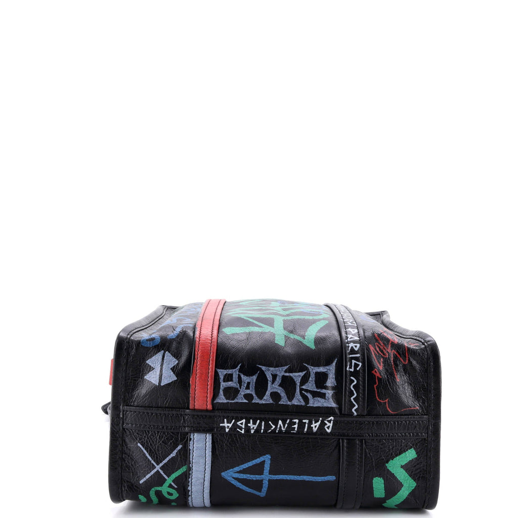 Bazar Graffiti Convertible Tote Leather Small