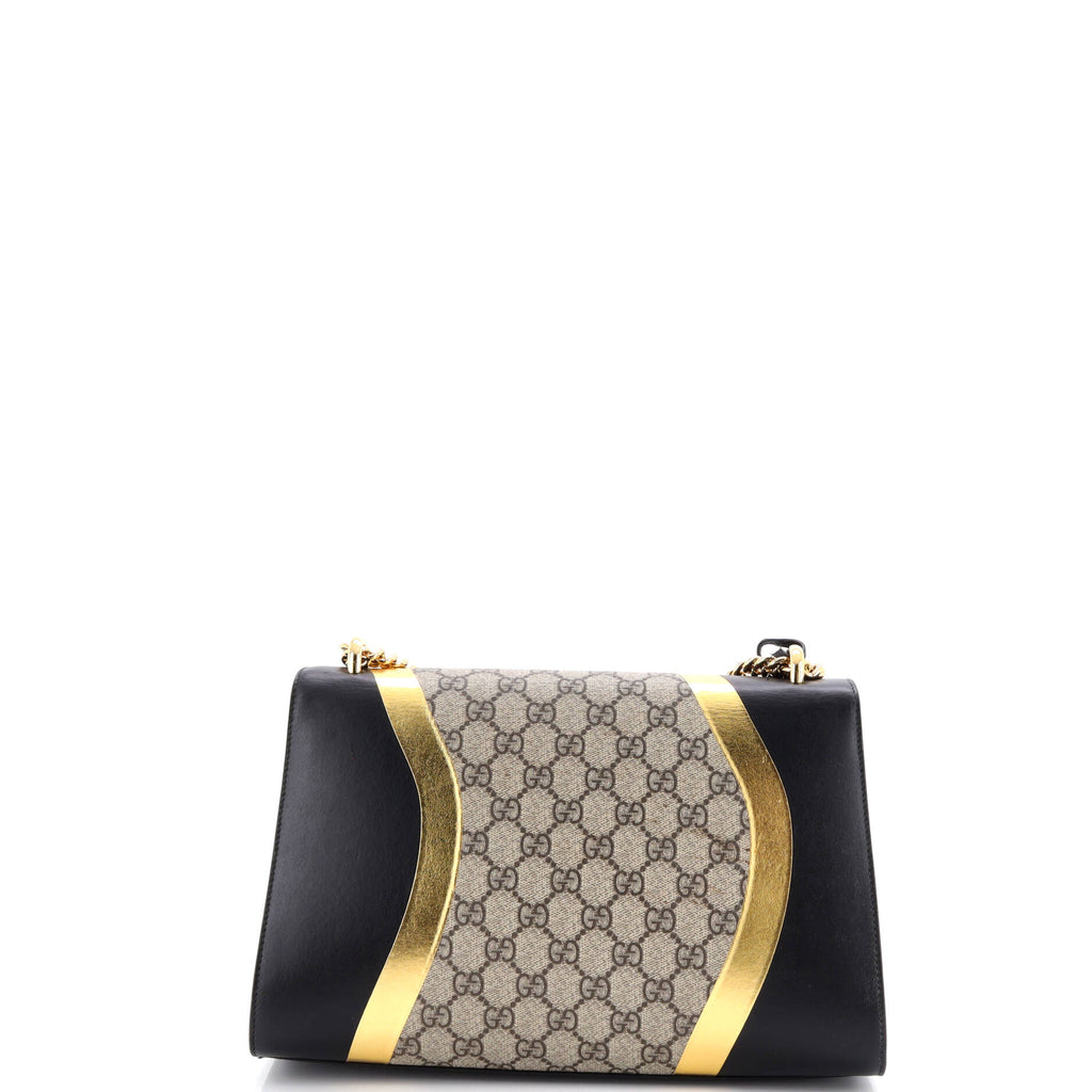 Padlock Shoulder Bag GG Coated Canvas and Leather Medium