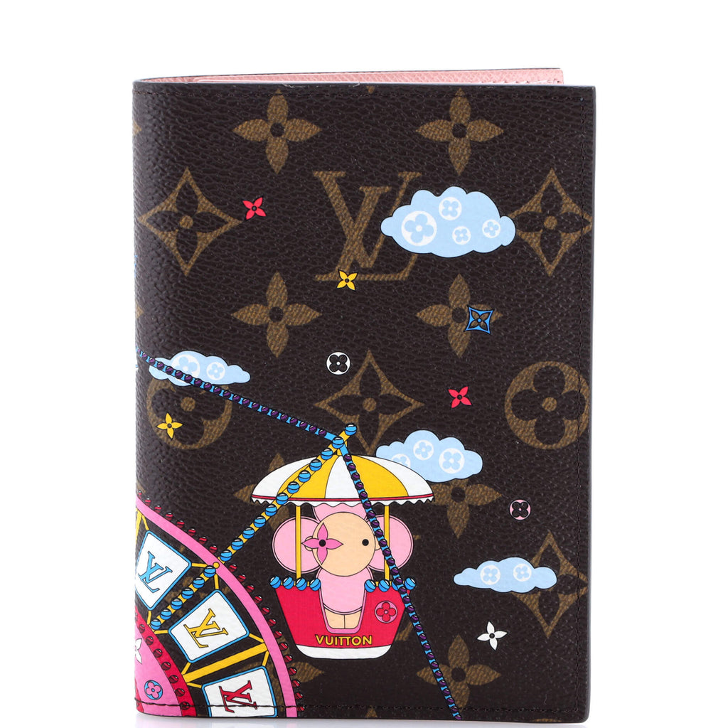 Passport Cover Limited Edition Vivienne Xmas Monogram Canvas