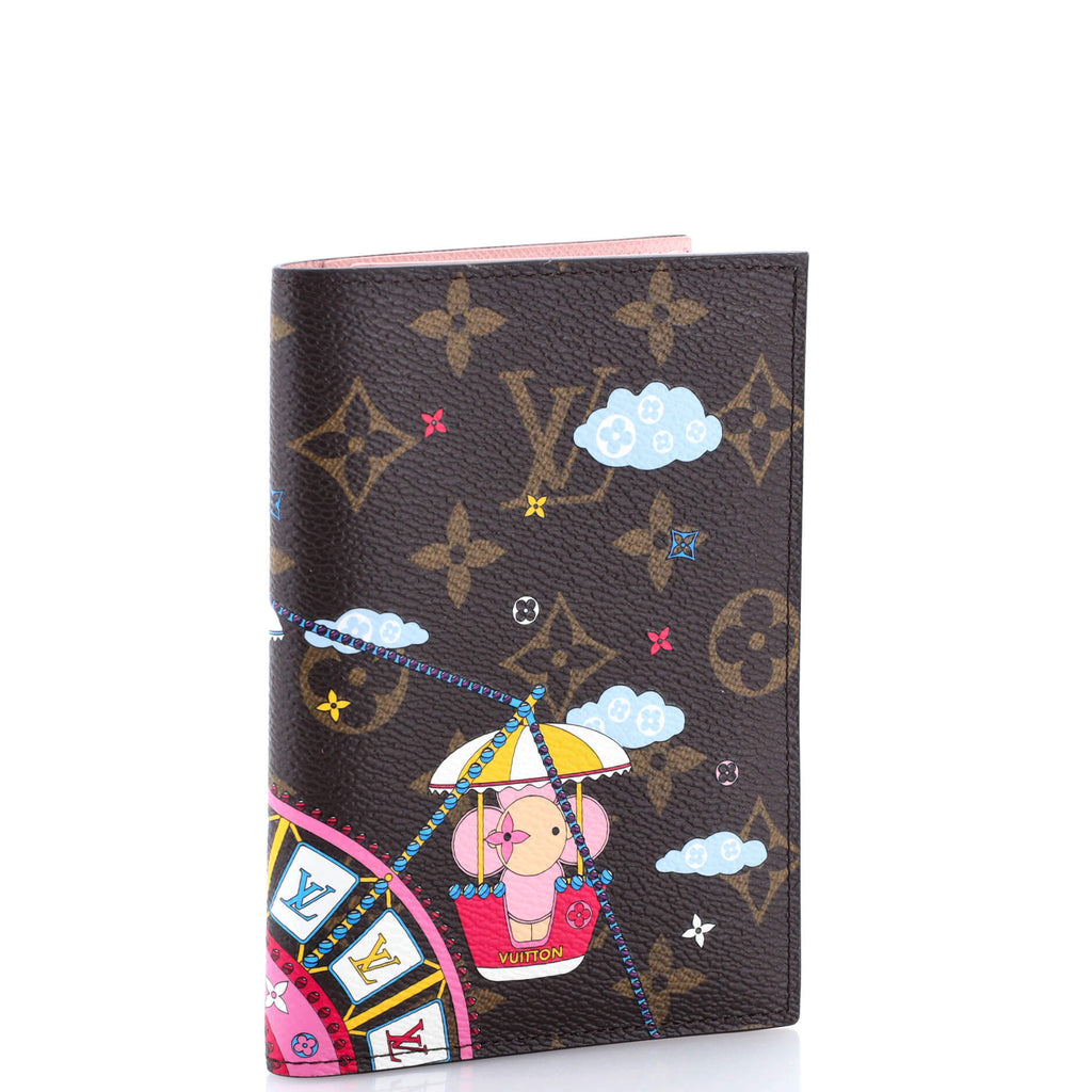 Passport Cover Limited Edition Vivienne Xmas Monogram Canvas