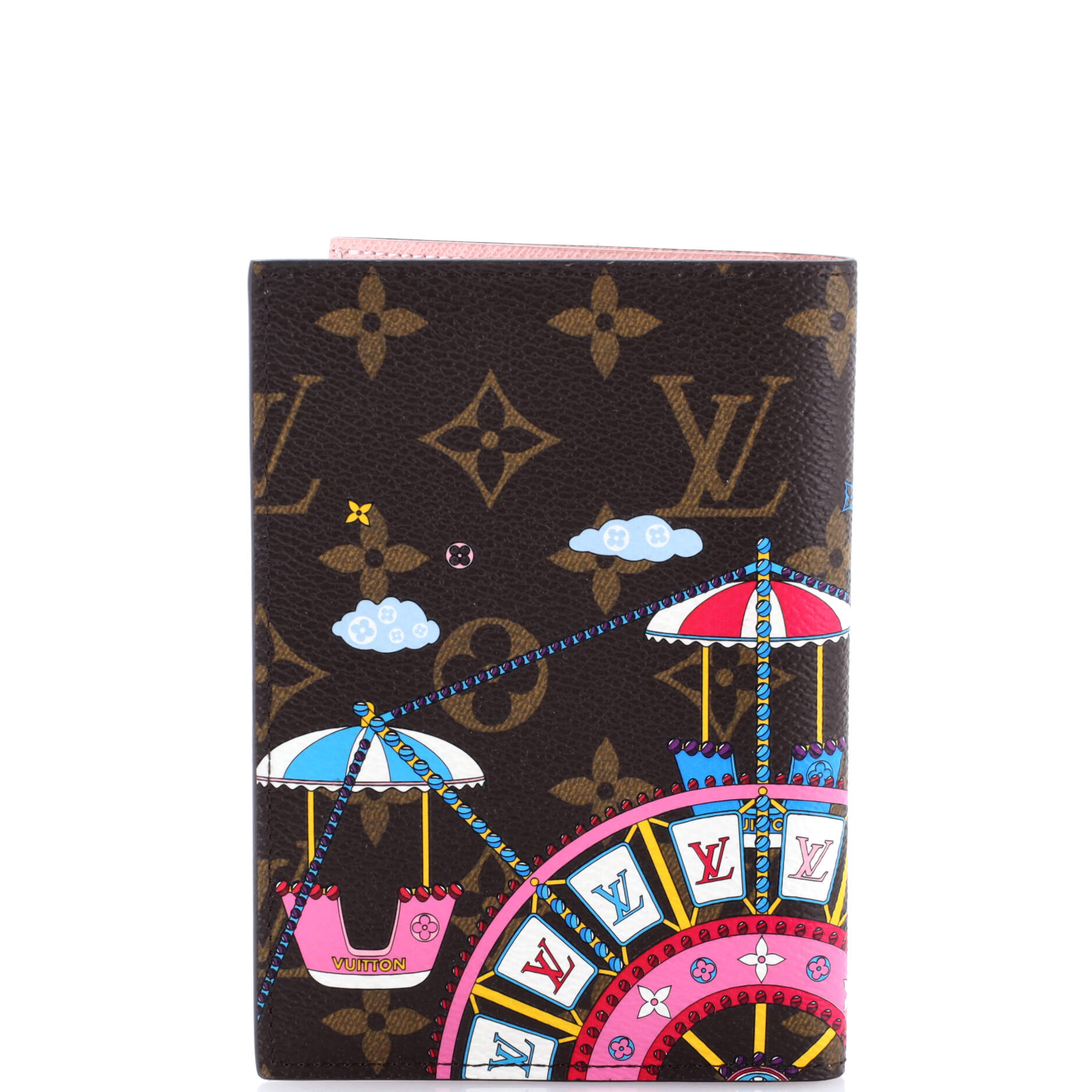 Passport Cover Limited Edition Vivienne Xmas Monogram Canvas