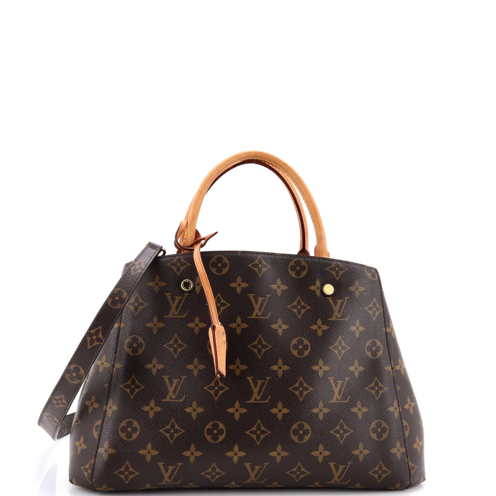 Montaigne Handbag Monogram Canvas MM