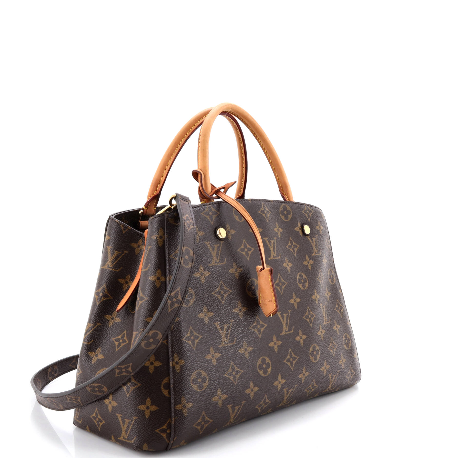Montaigne Handbag Monogram Canvas MM
