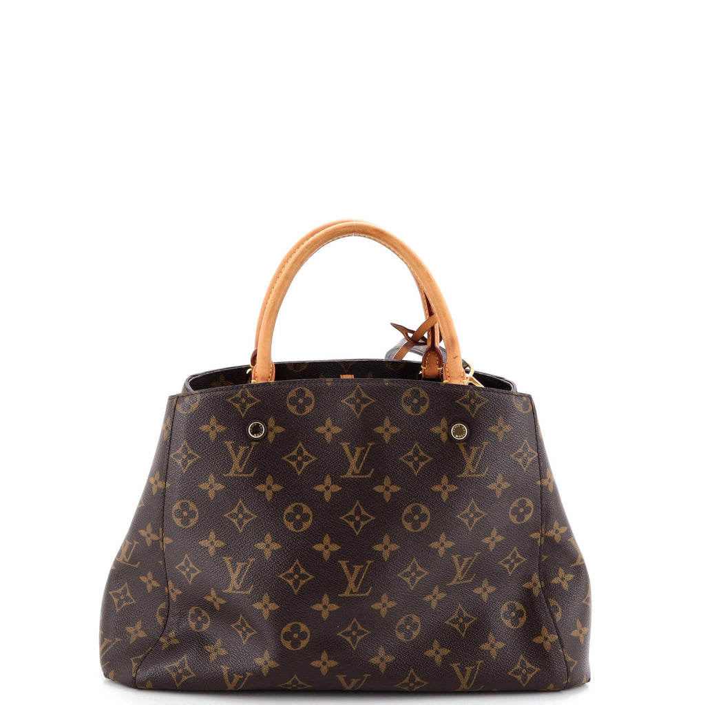 Montaigne Handbag Monogram Canvas MM