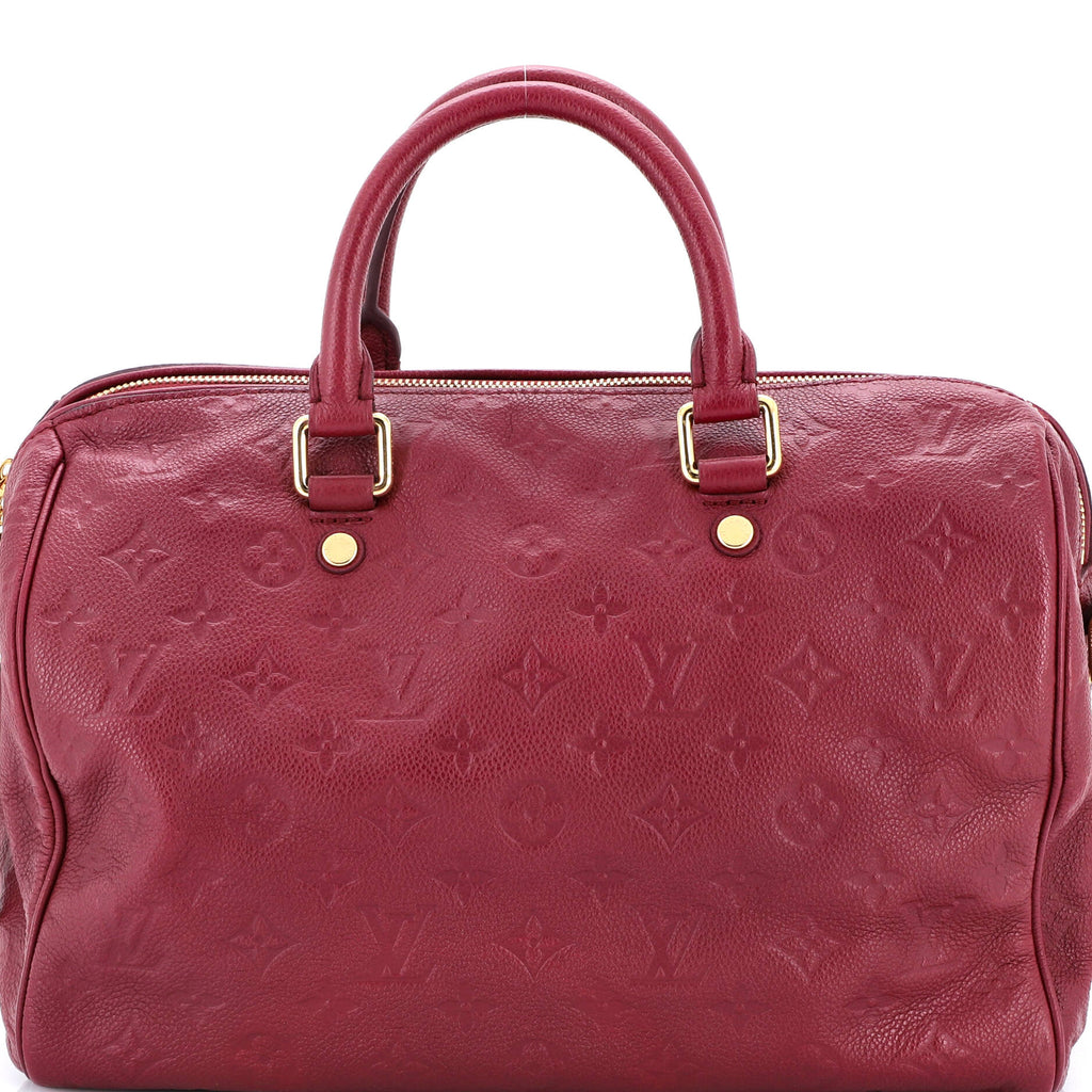 Speedy Bandouliere Bag Monogram Empreinte Leather 30