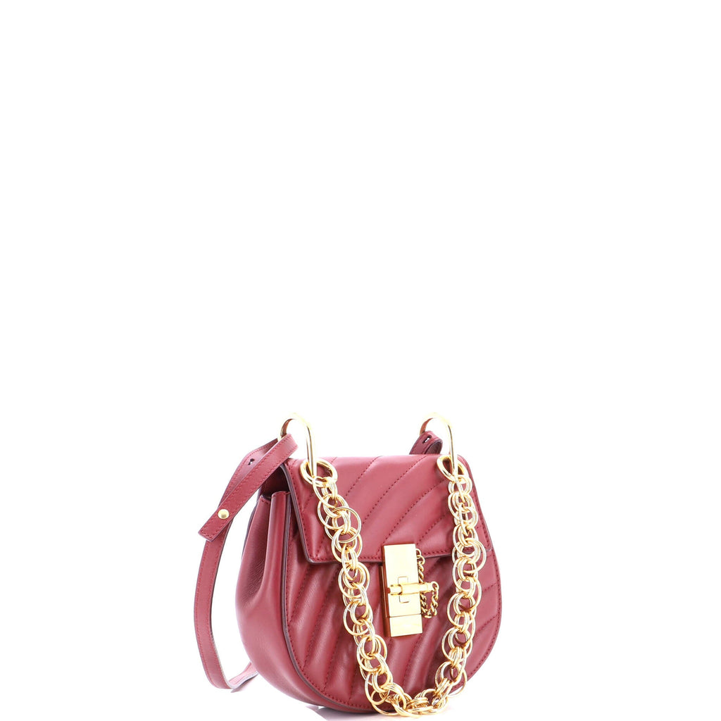 Drew Bijou Crossbody Bag Quilted Leather Small