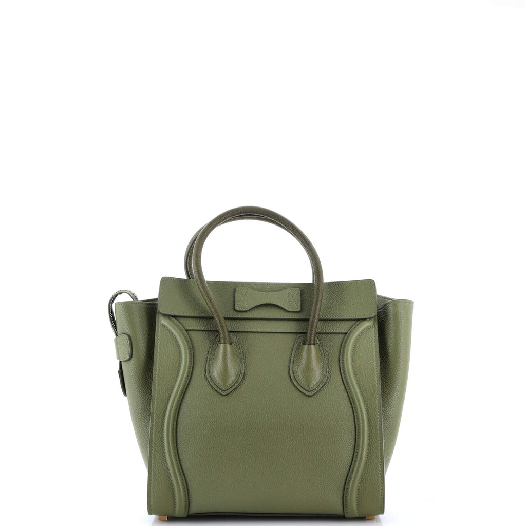 Luggage Bag Grainy Leather Micro