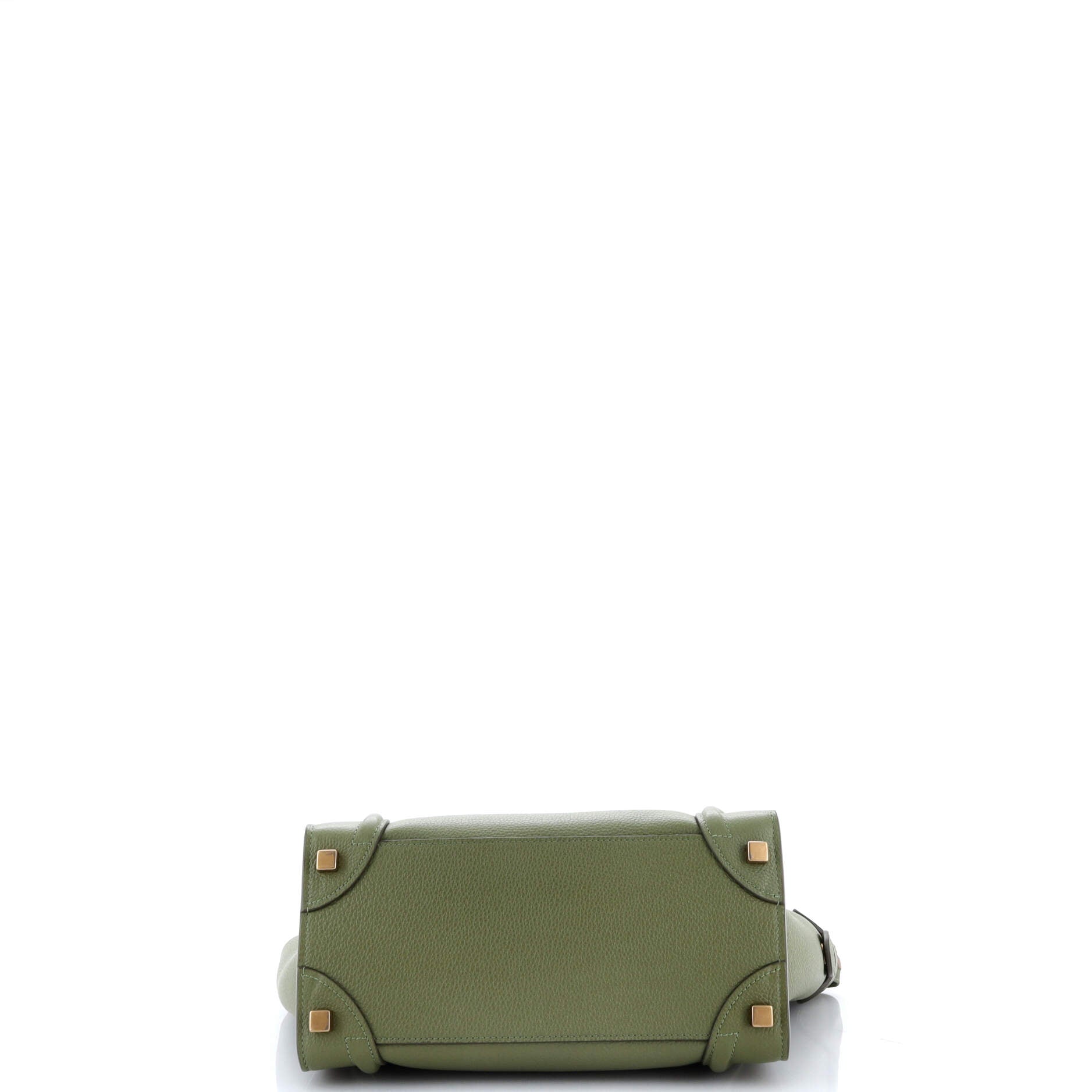 Luggage Bag Grainy Leather Micro