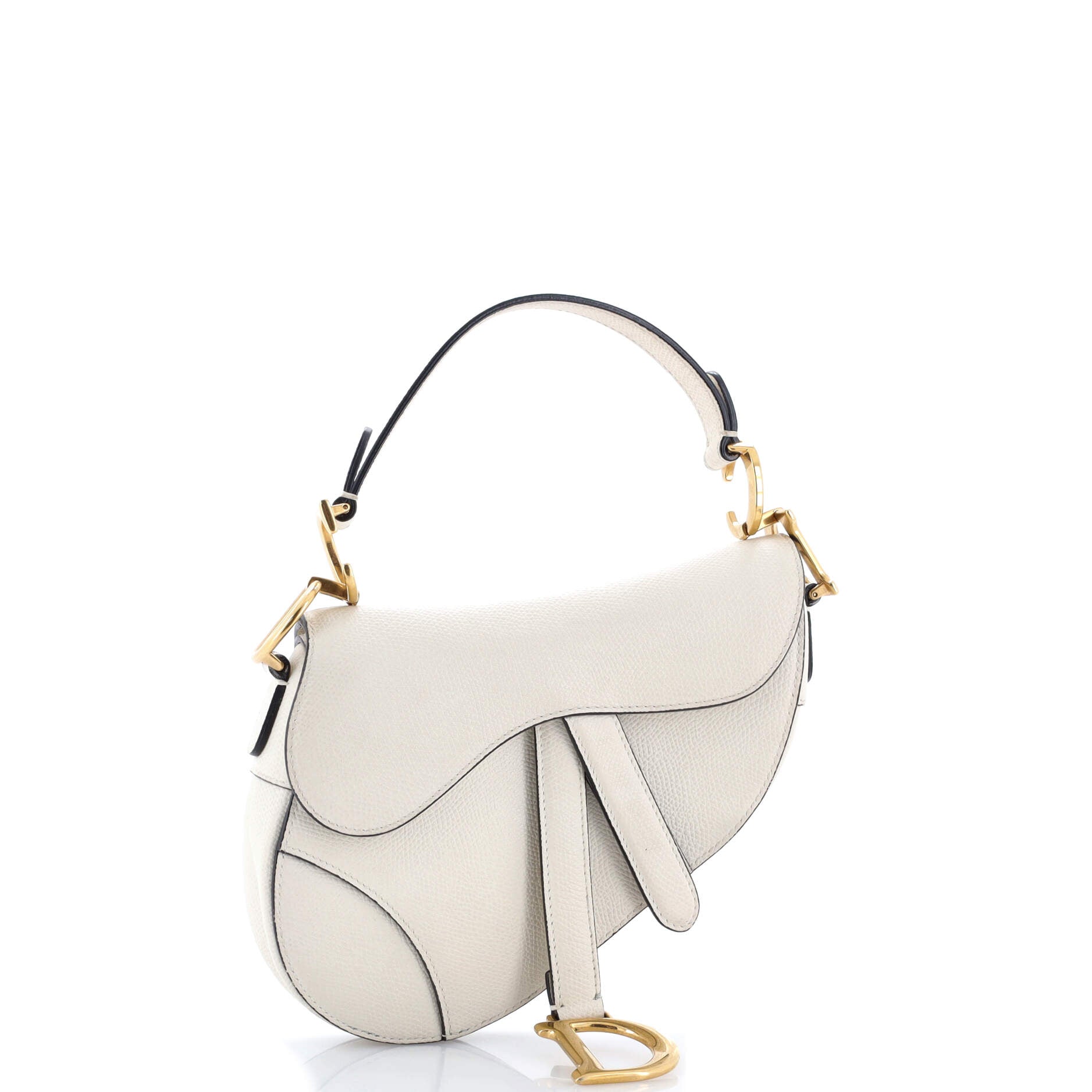Saddle Handbag Leather Mini