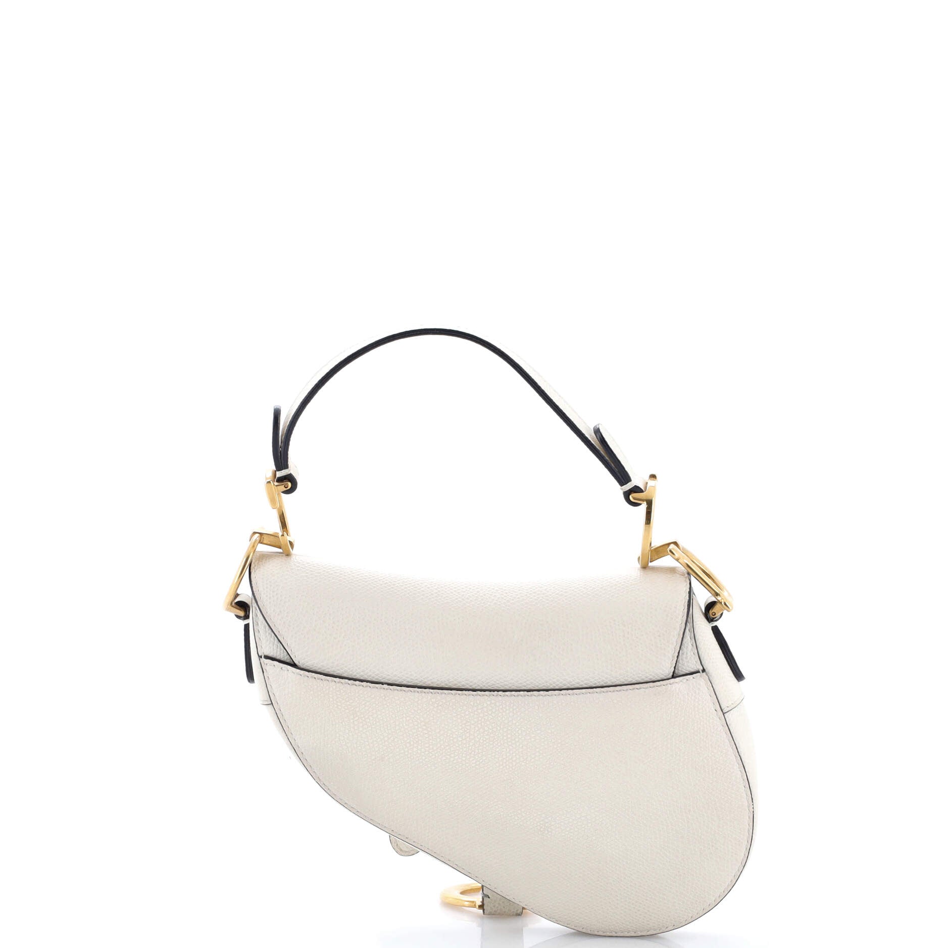 Saddle Handbag Leather Mini