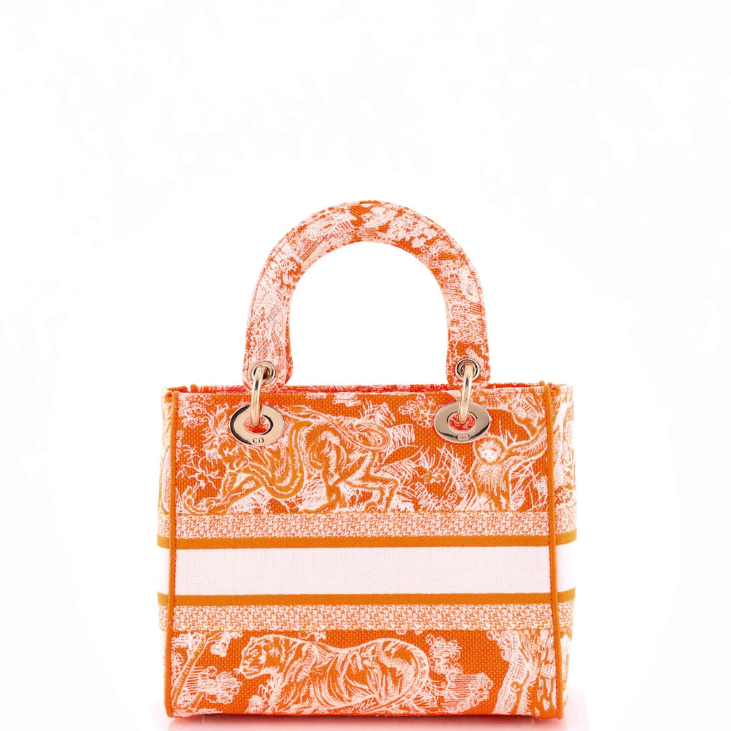 Toile de Jouy Lady D-Lite Bag Embroidered Canvas
